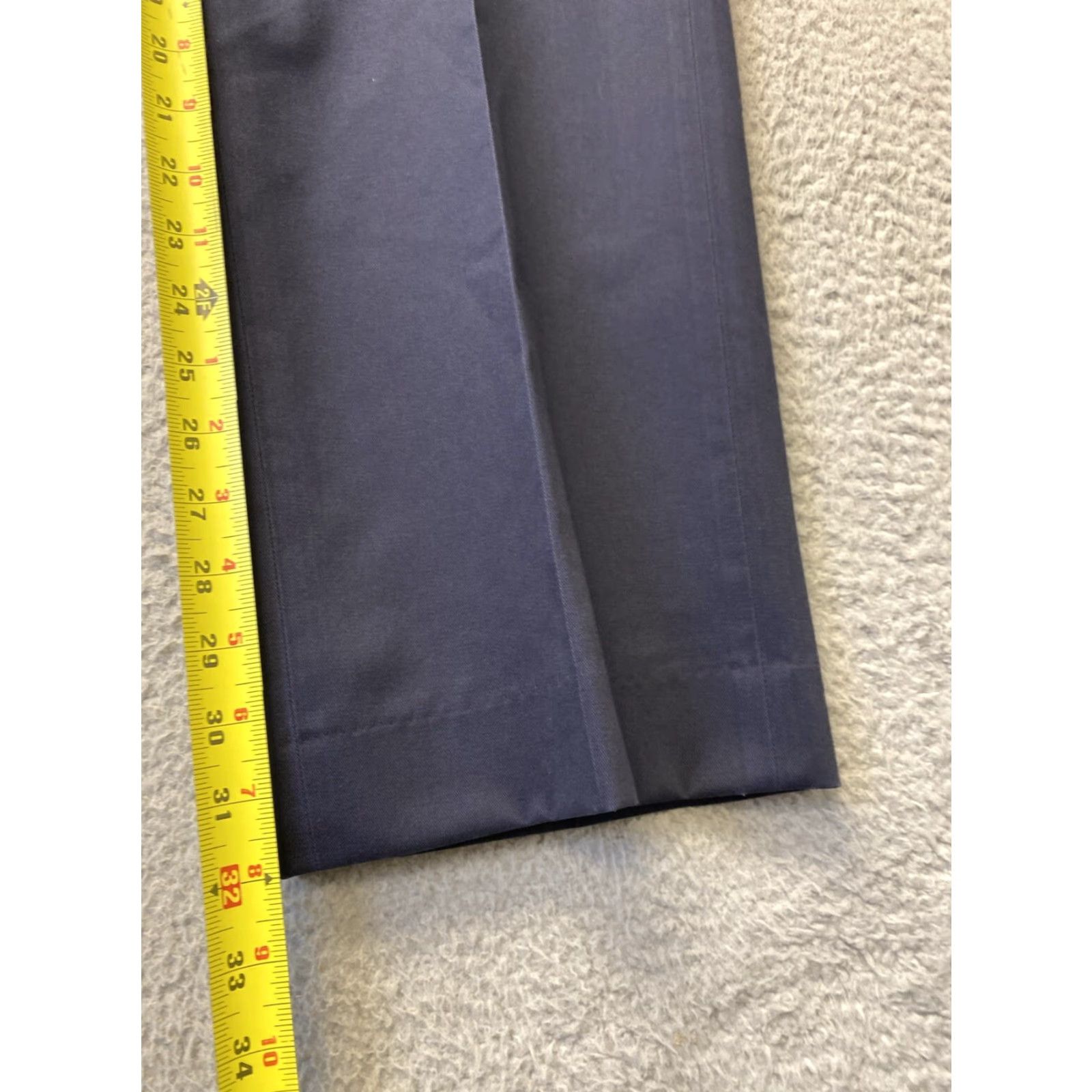 Vintage VINTAGE L.L. Bean Heavy Chino Pants Mens 38x32 Dusty Navy Blue Casual Workwear Size US 38 / EU 54 - 5 Thumbnail