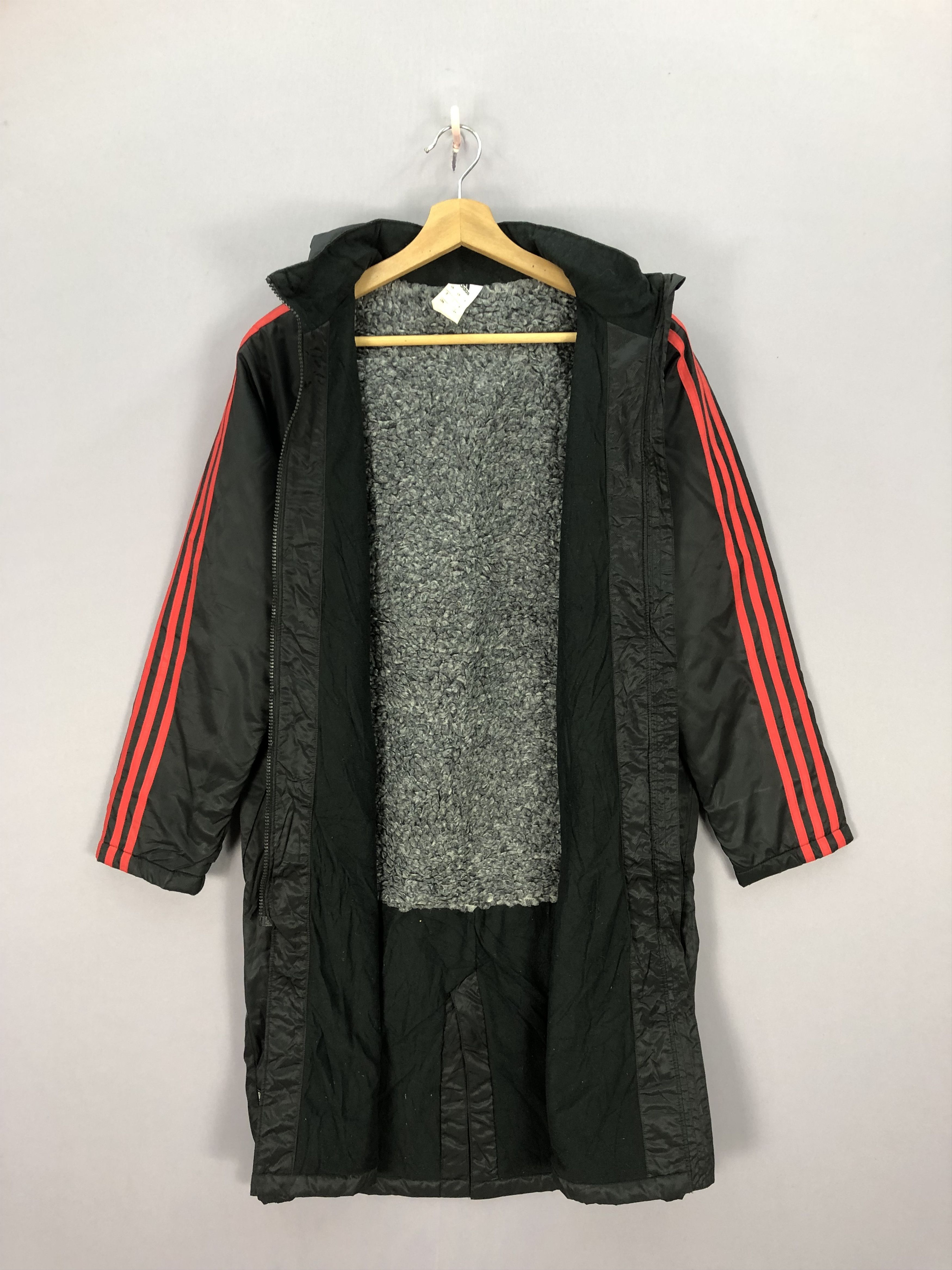 Adidas × Vintage Vintage Adidas Hoodie Windbreaker Coach Long Jacket Size US M / EU 48-50 / 2 - 13 Thumbnail