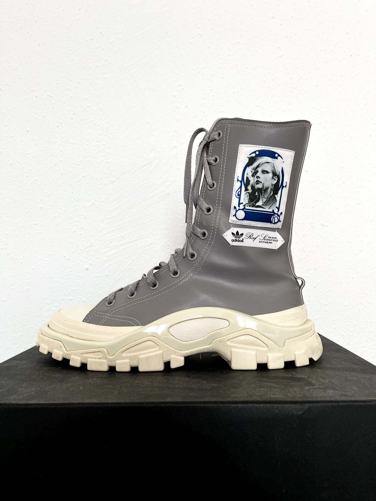 Raf Simons Raf Simons Detroit High (Gray/White) Size US 7 / EU 40 - 2 Thumbnail