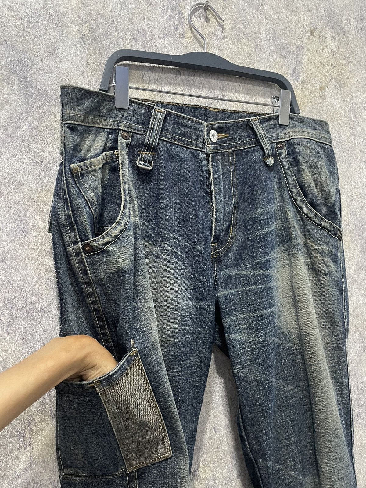 Japanese Brand × Levi's × Vintage 🔥🔥Vintage levi’s distressed denim🔥🔥 Size US 32 / EU 48 - 12 Thumbnail