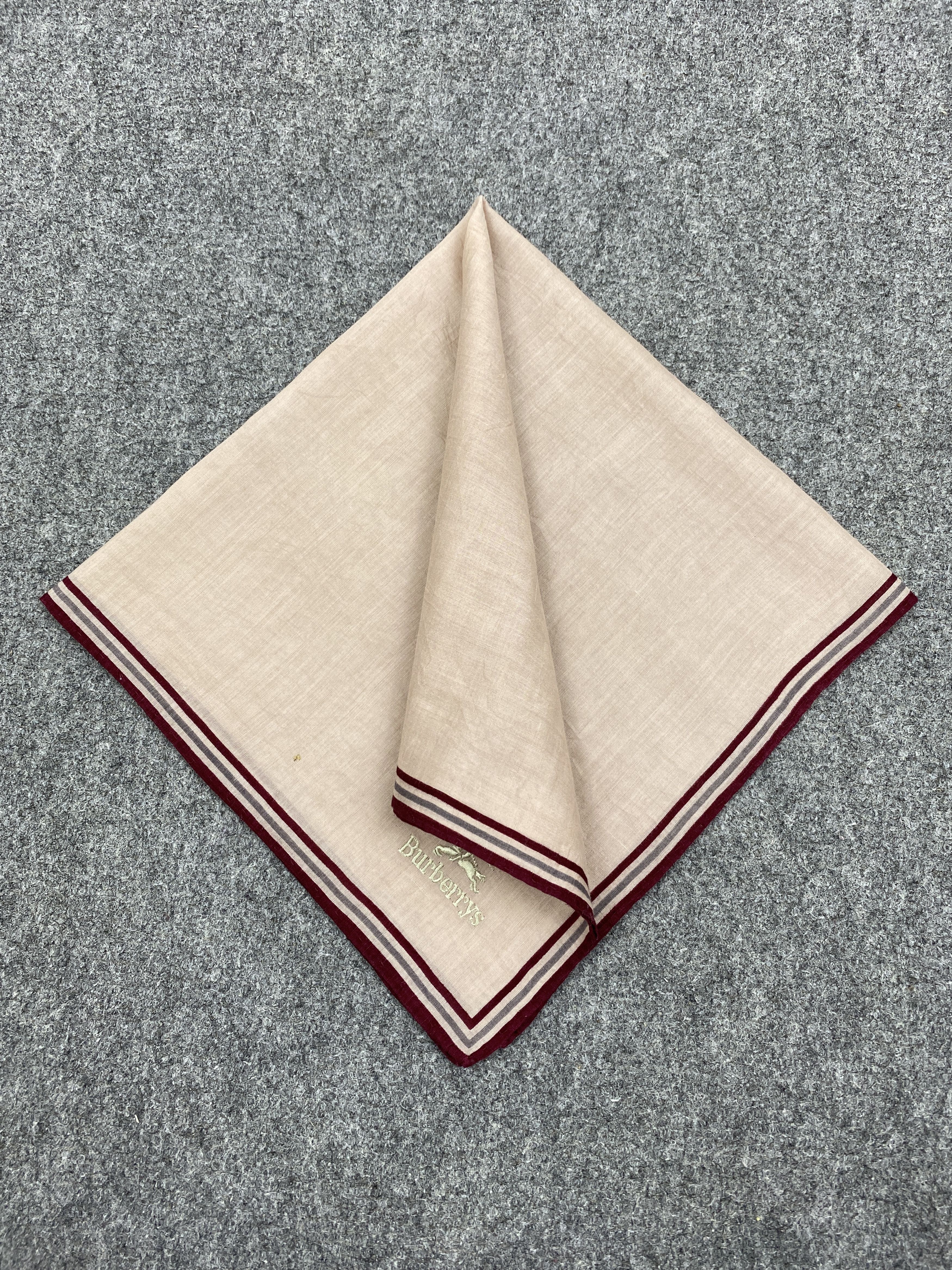 Burberry Burberrys Handkerchief / Bandana / Neckerchief HKC0267 Size ONE SIZE - 3 Thumbnail