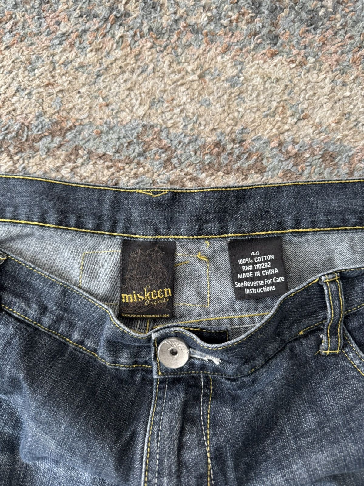 JNCO × Vintage VTG Y2K Miskeen Jnco Pirate Jean Shorts Rave Baggy 44 Size US 34 / EU 50 - 4 Thumbnail