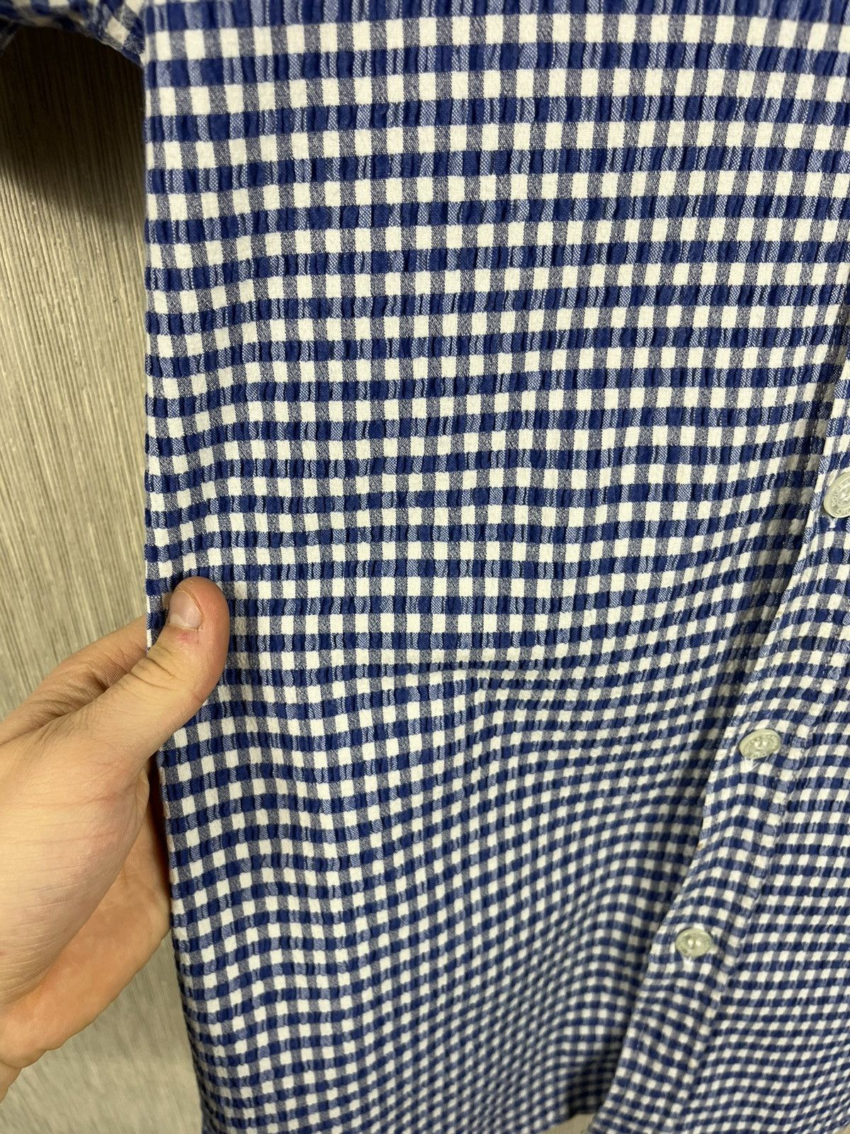 Dolce & Gabbana × Vintage Vintage Dolce & Gabbana gingham plaid checked pocket shirt Size US L / EU 52-54 / 3 - 11 Thumbnail