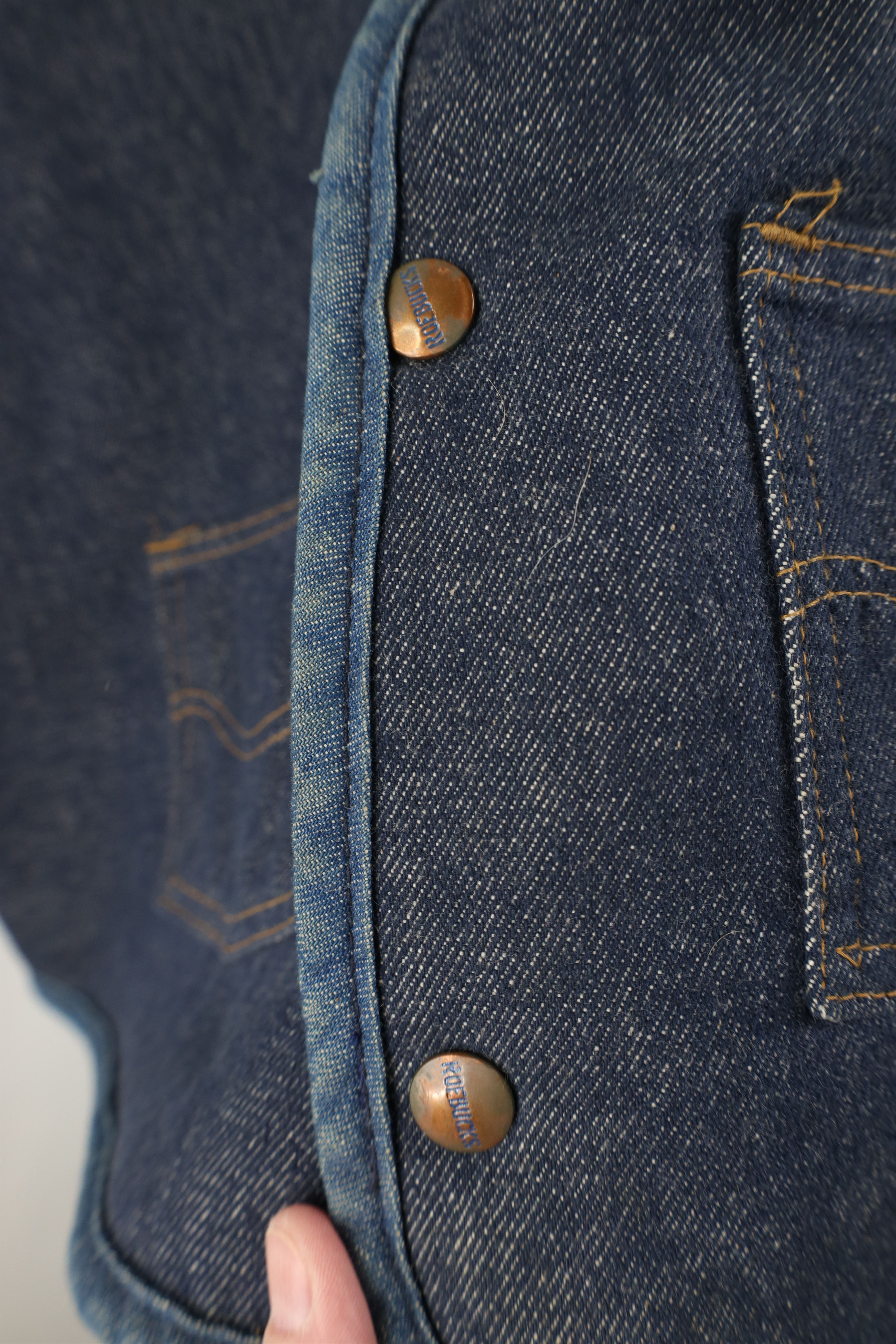 Vintage Vintage 60s 70s Streetwear Lined Denim Jean Vest Jacket USA Size US XL / EU 56 / 4 - 4 Thumbnail