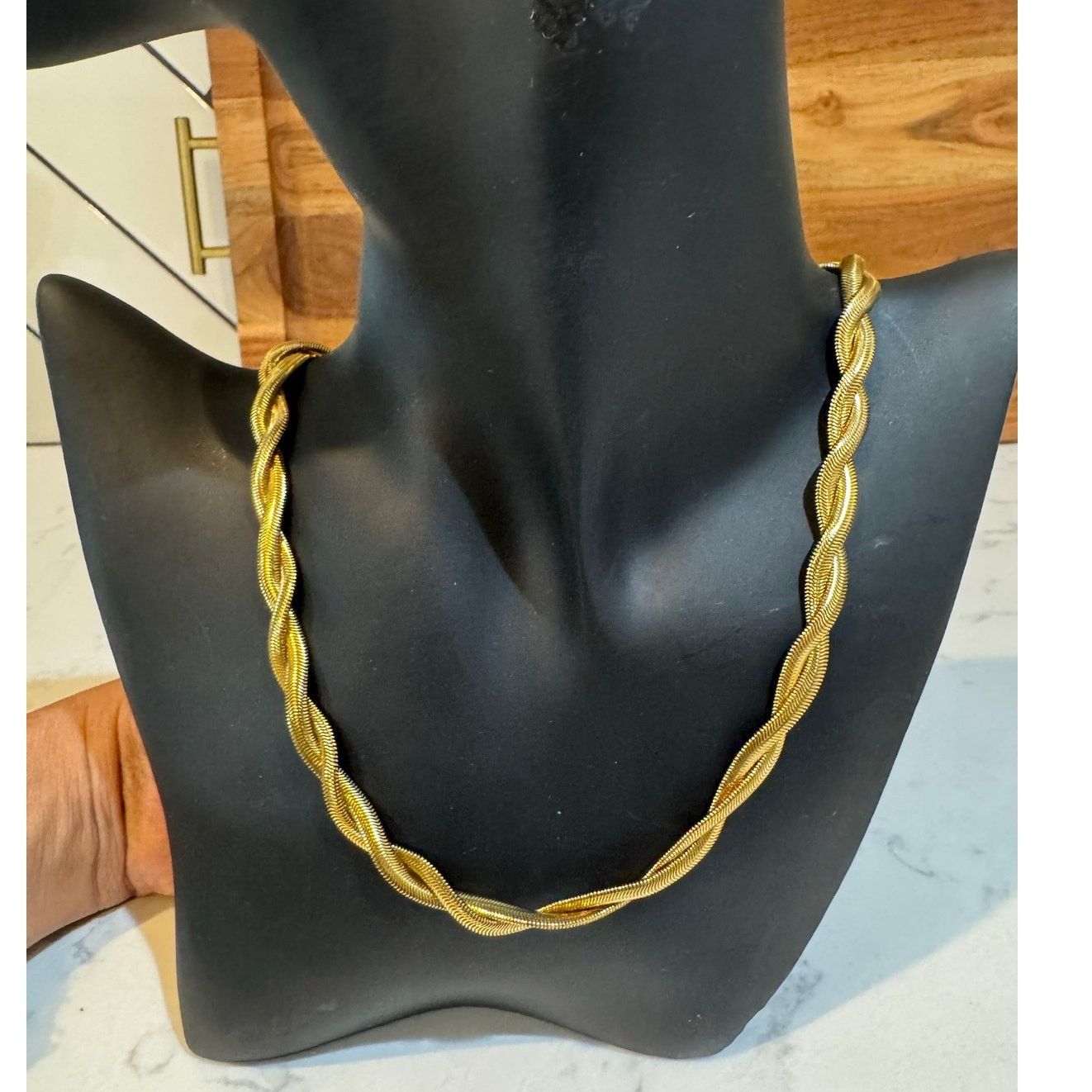 Other Plunder Design Chicago Twist gold tone Chain Necklace Size ONE SIZE - 1 Thumbnail