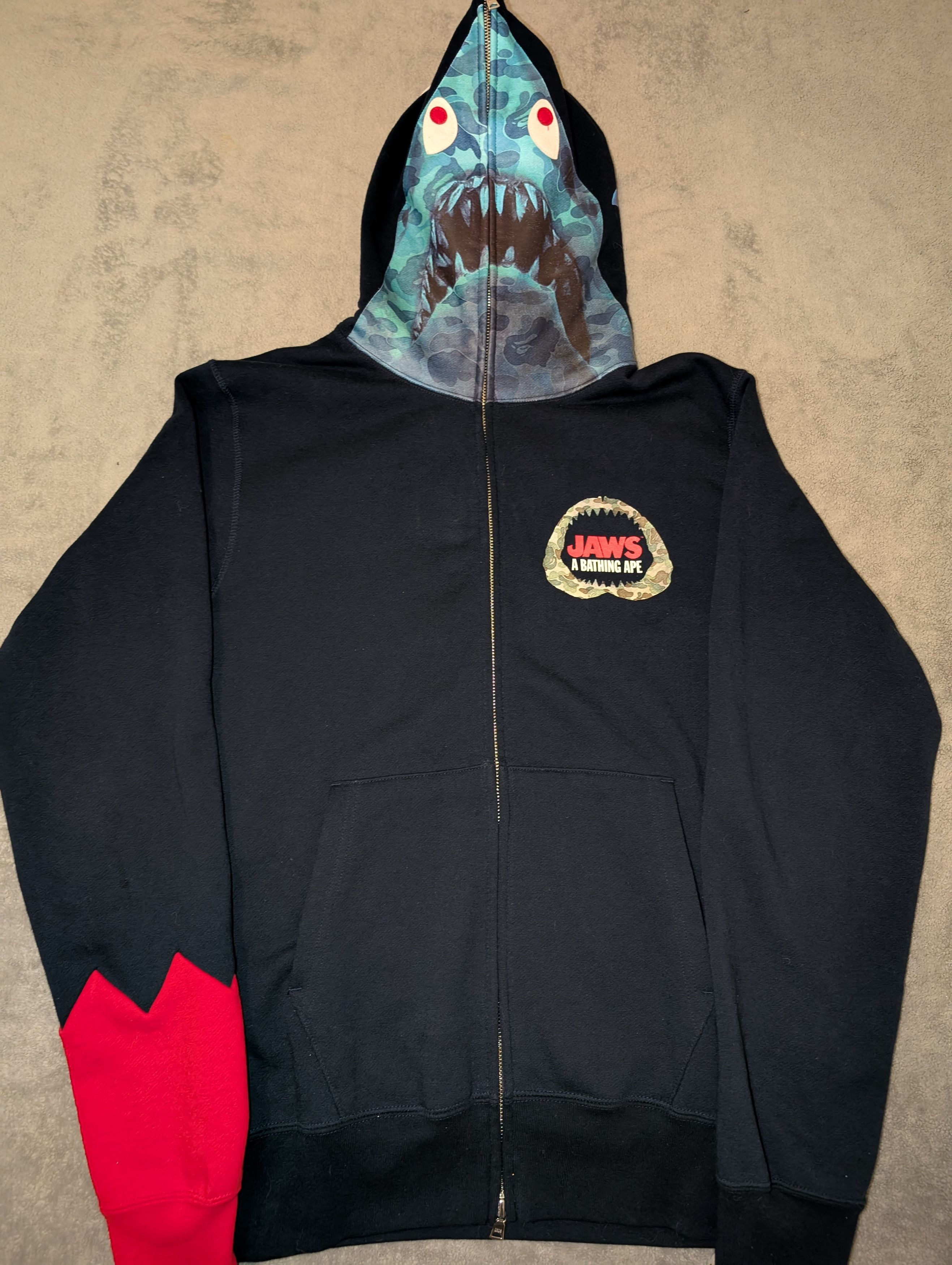 Bape × Jam Home Made Bape x Jam Home Made Shark Zip Hoodie