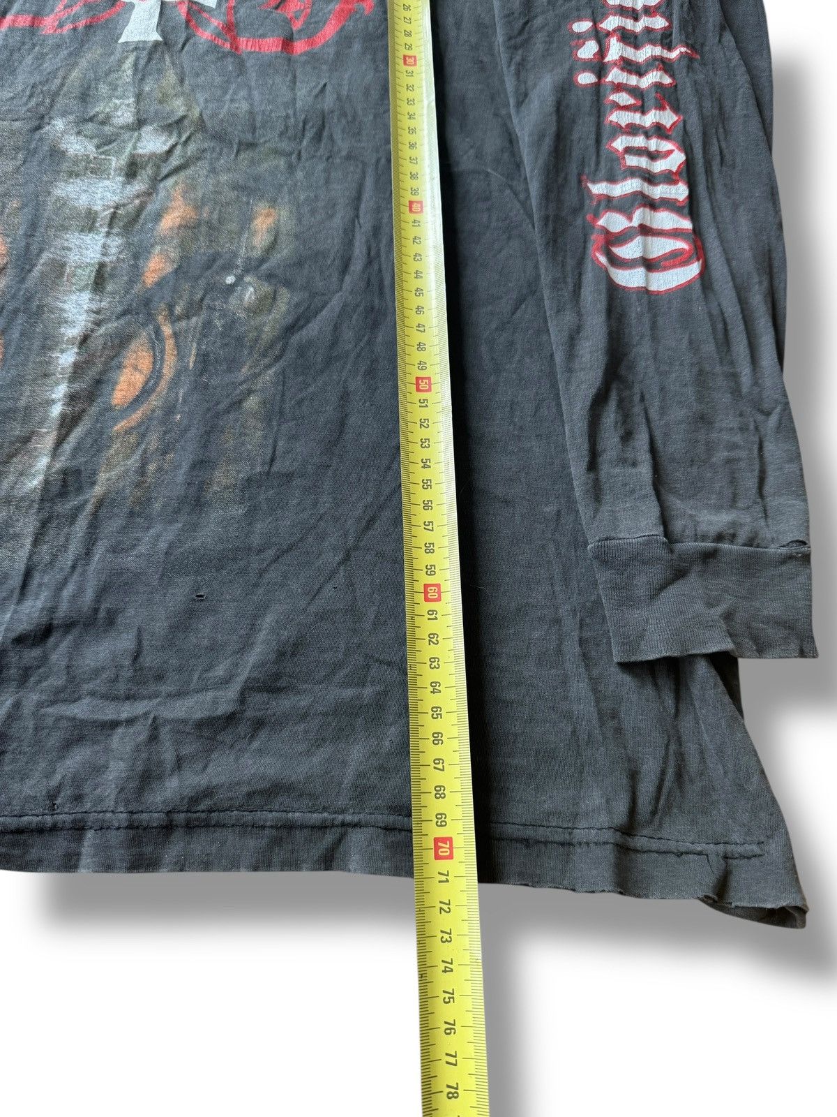 Band Tees *RARE* 90s VINTAGE MARDUK BLACK METAL GLORIFICATION THRASHED Size US XL / EU 56 / 4 - 12 Thumbnail