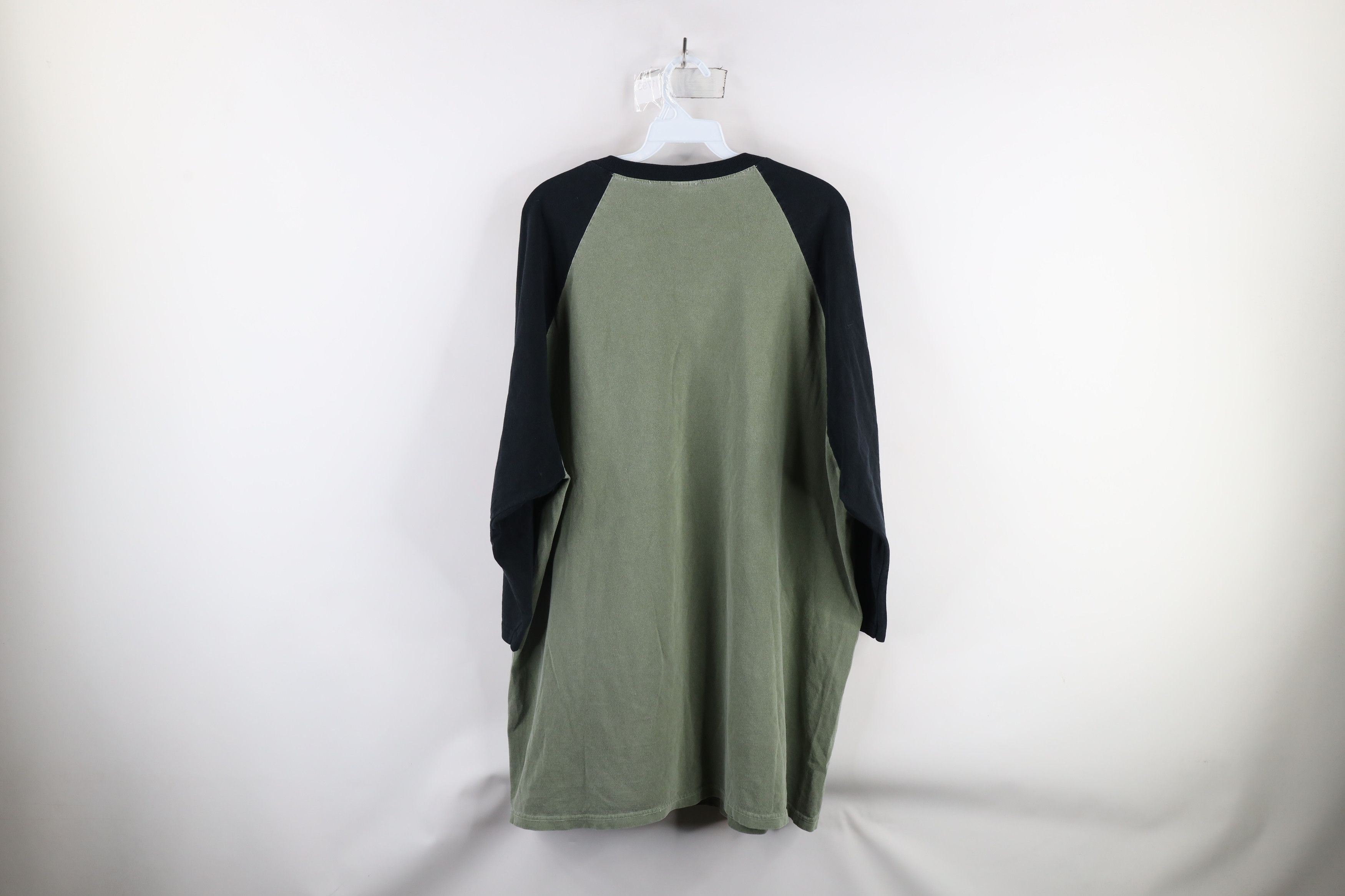 Vintage Vintage 90s Streetwear Baseball 3/4 Sleeve Raglan T-Shirt Size US XXL / EU 58 / 5 - 7 Thumbnail