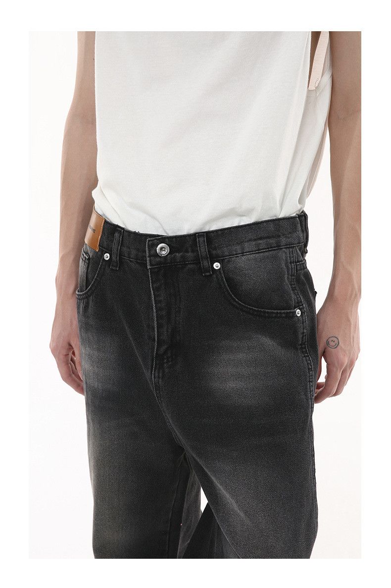 Japanese Brand × Jean American retro simple style distressed washed loose jeans Size US 32 / EU 48 - 4 Thumbnail