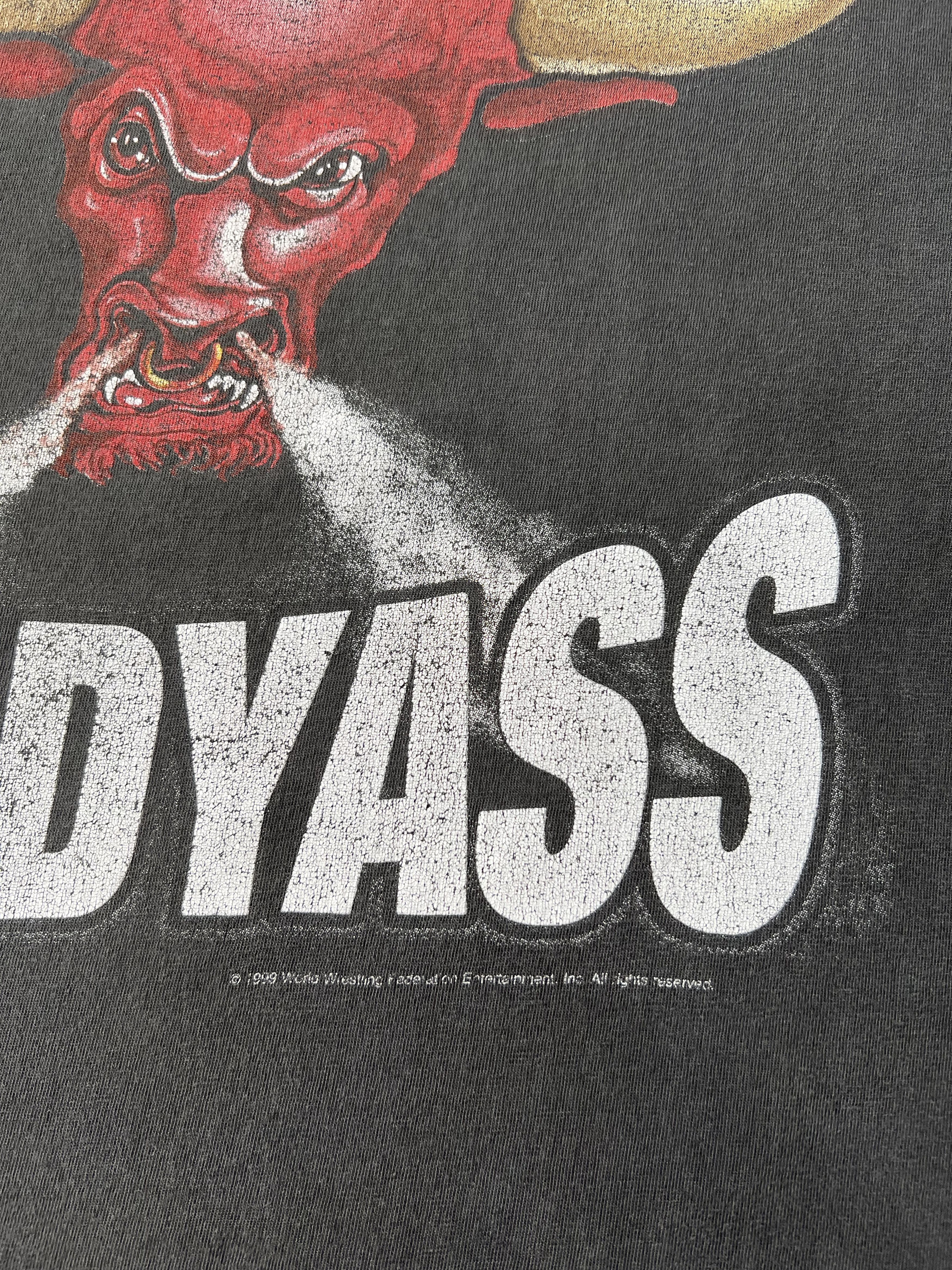WWE Vintage 1999 The Rock WWE Layeth The Smacketh Down Candy Ass Size US L / EU 52-54 / 3 - 17 Thumbnail