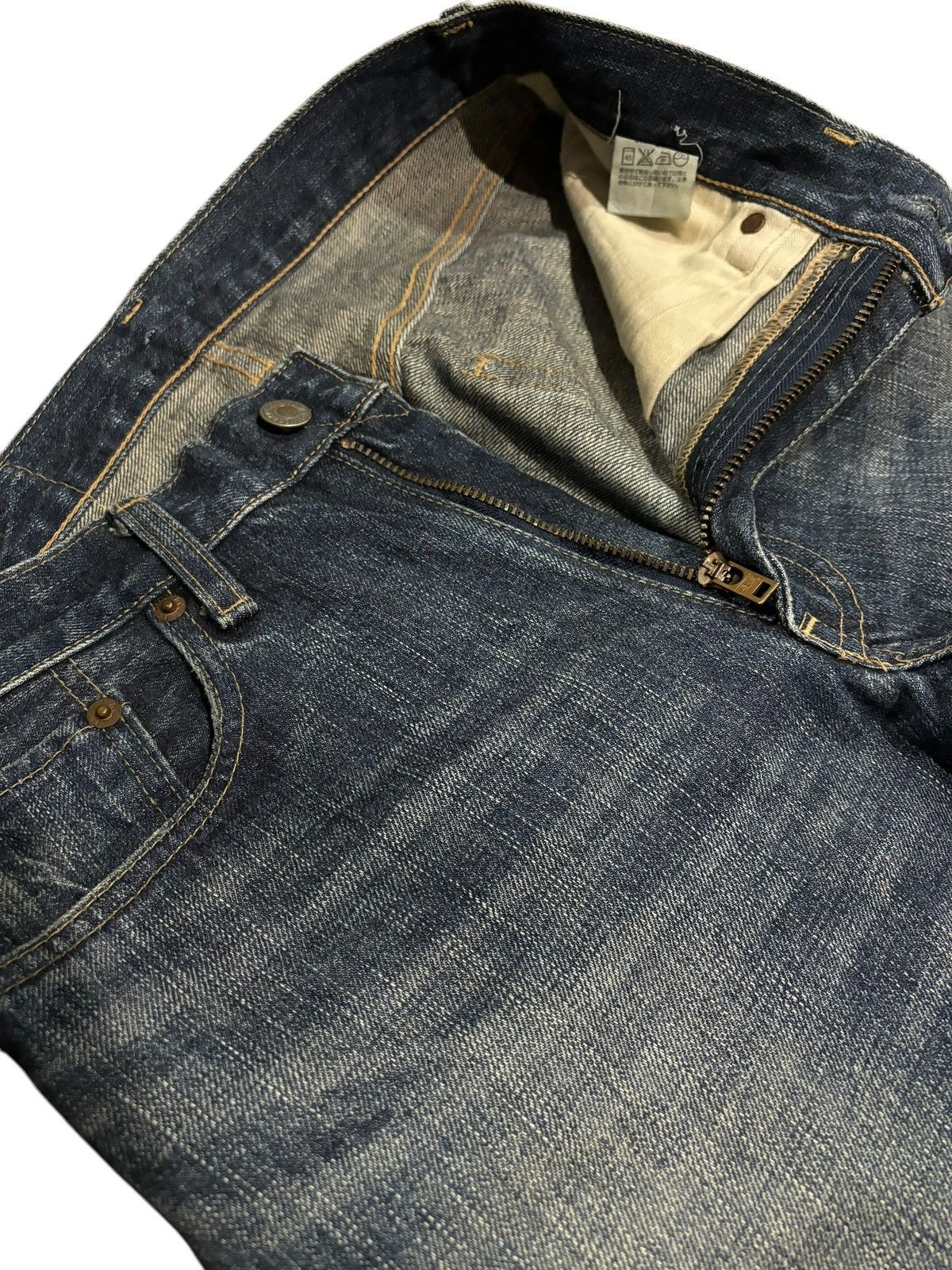 Levi's × Vintage Y2k Vintage Levi’s Japan Lot 505 Faded Straight Cut Jeans Size US 28 / EU 44 - 4 Thumbnail