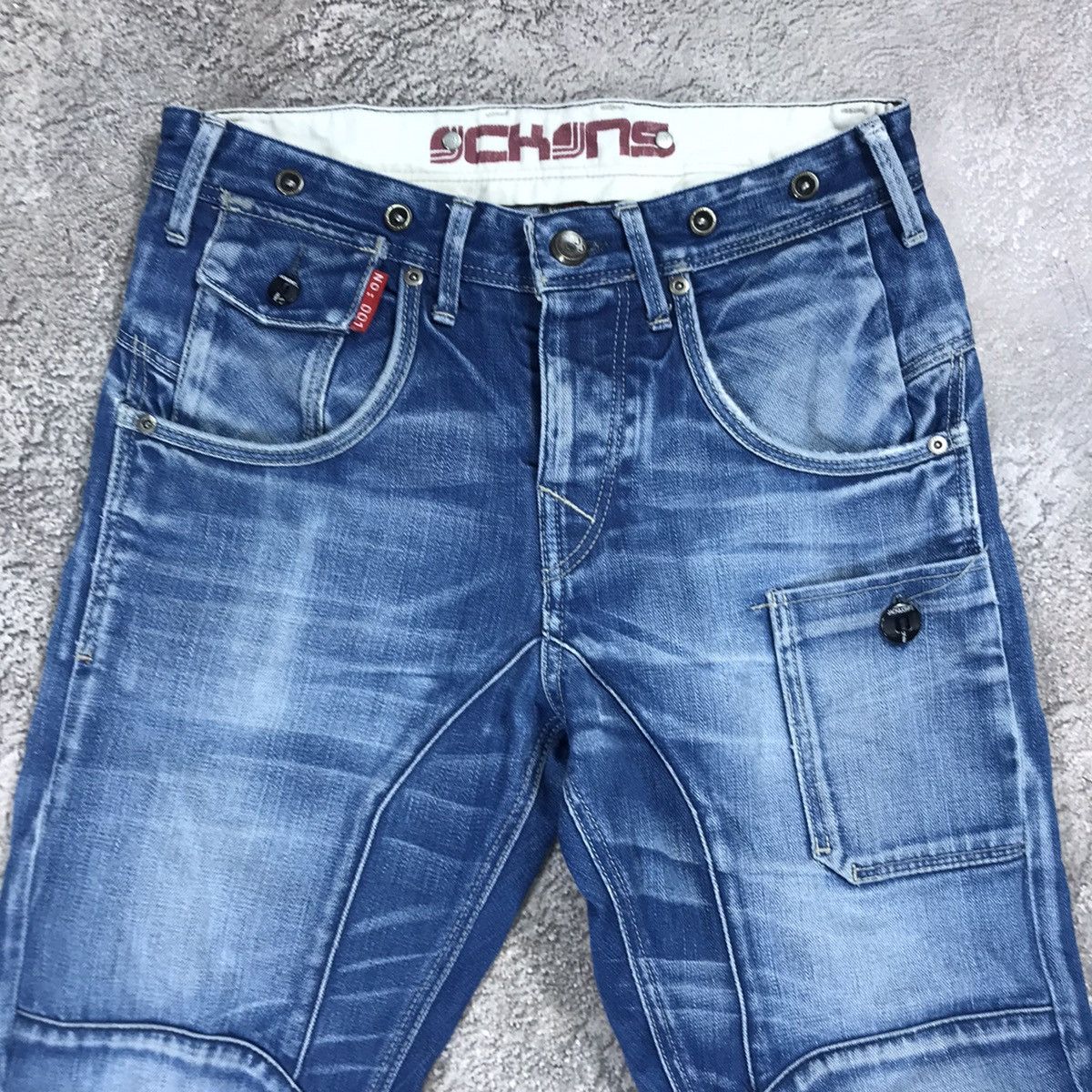 Vintage Vintage 90s Baggy Distressed Jeans Grunge Skate Thrashed 29 Size US 29 - 3 Thumbnail