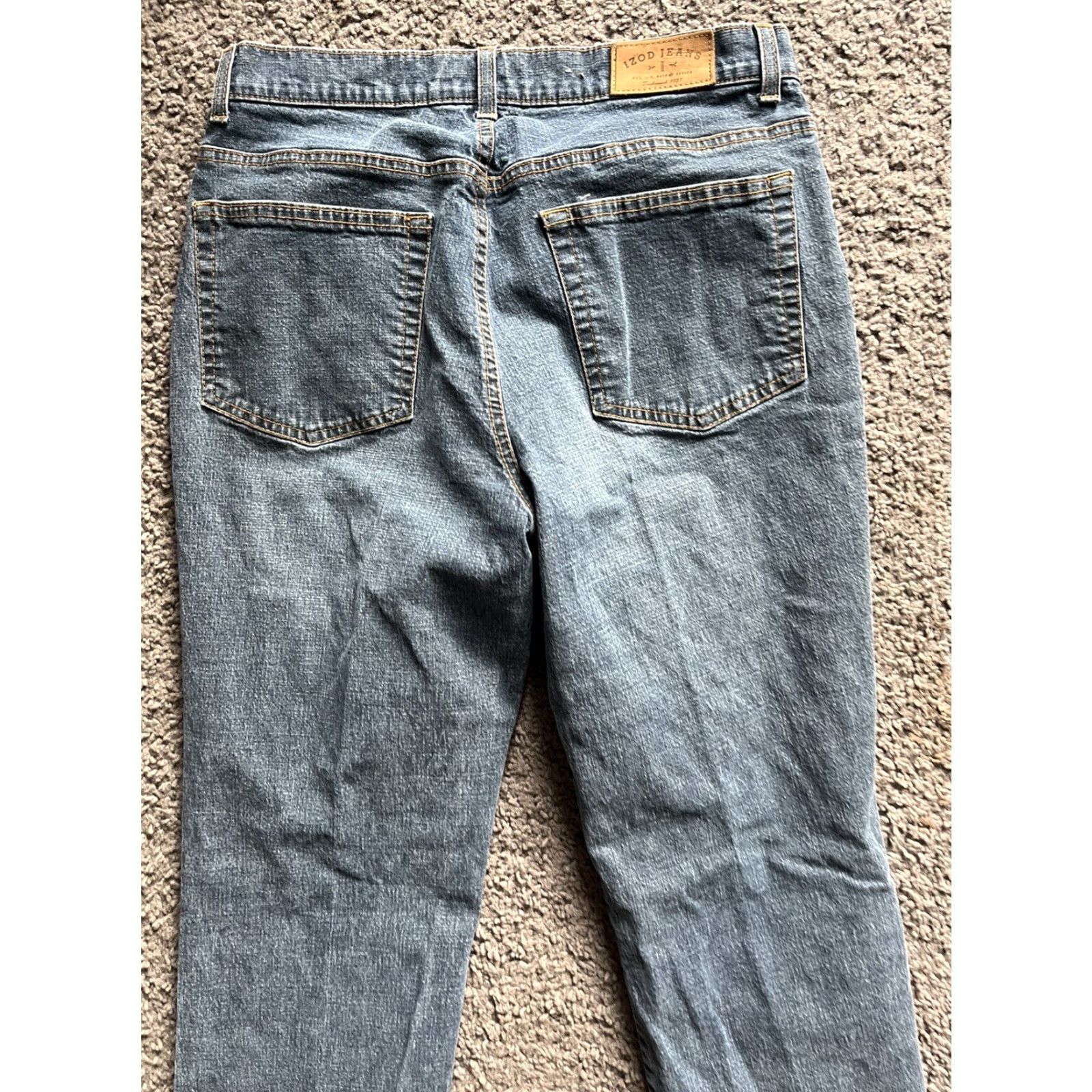 Izod IZOD Women's Jeans Size 8 Straight Denim Mid Rise Blue Medium Wash 5-Pocket Size 30" / US 8 / IT 44 - 4 Thumbnail