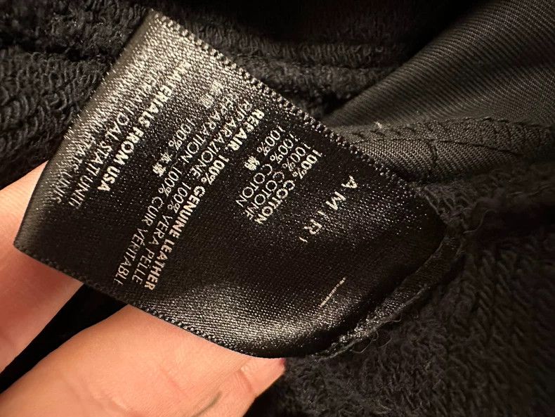 Amiri AMIRI Size LLeather patchwork sweatpants 2501-Nextarrow Size US 34 / EU 50 - 5 Thumbnail