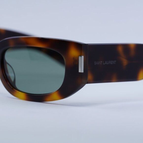 Saint Laurent Paris 🕶️ New Saint Laurent SL697 002 Sunglasses - Shiny Havana Size ONE SIZE - 12 Thumbnail