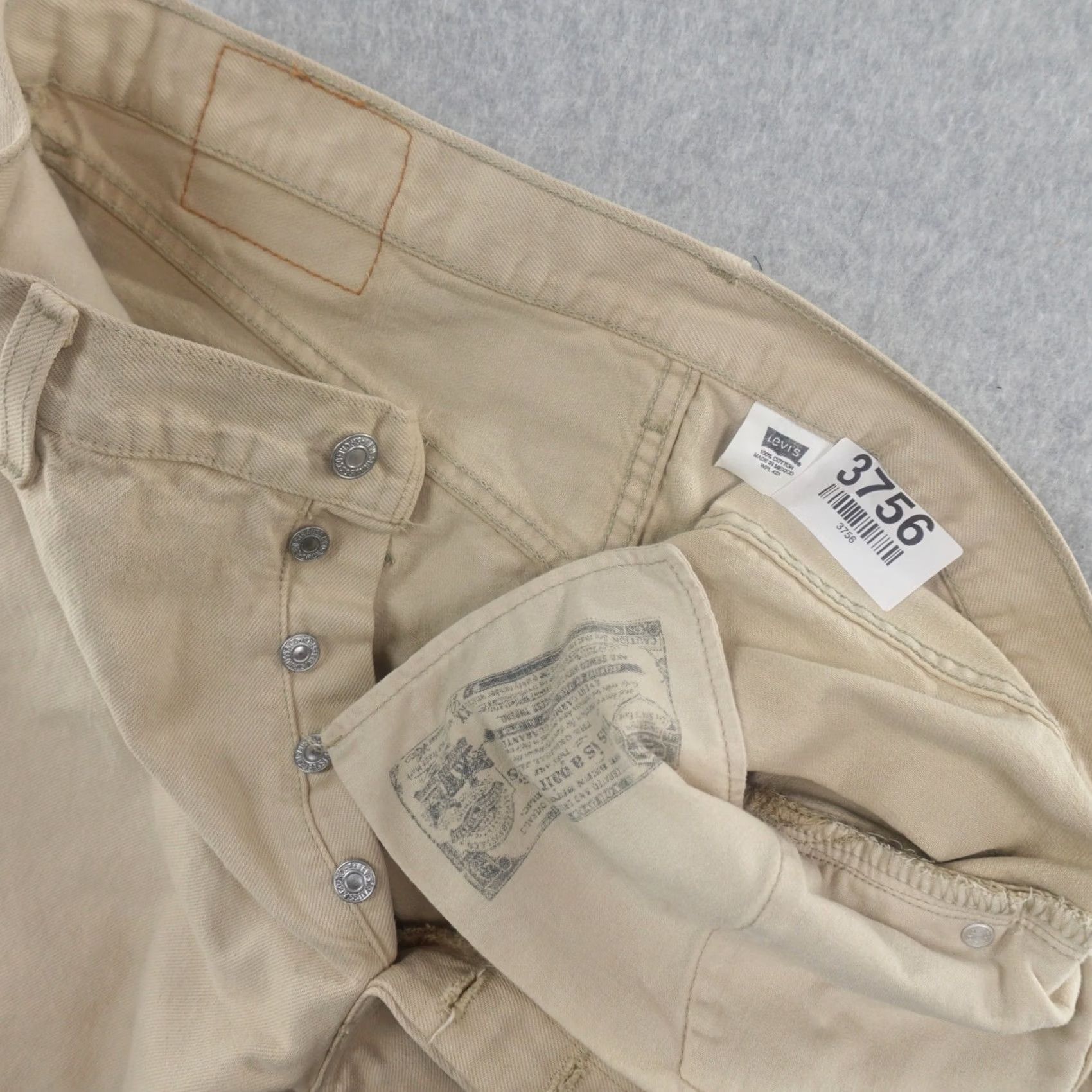 Levi's VINTAGE Levi's 501 Jeans Shirt? (adjusted to fit rules) Size US 36 / EU 52 - 6 Thumbnail