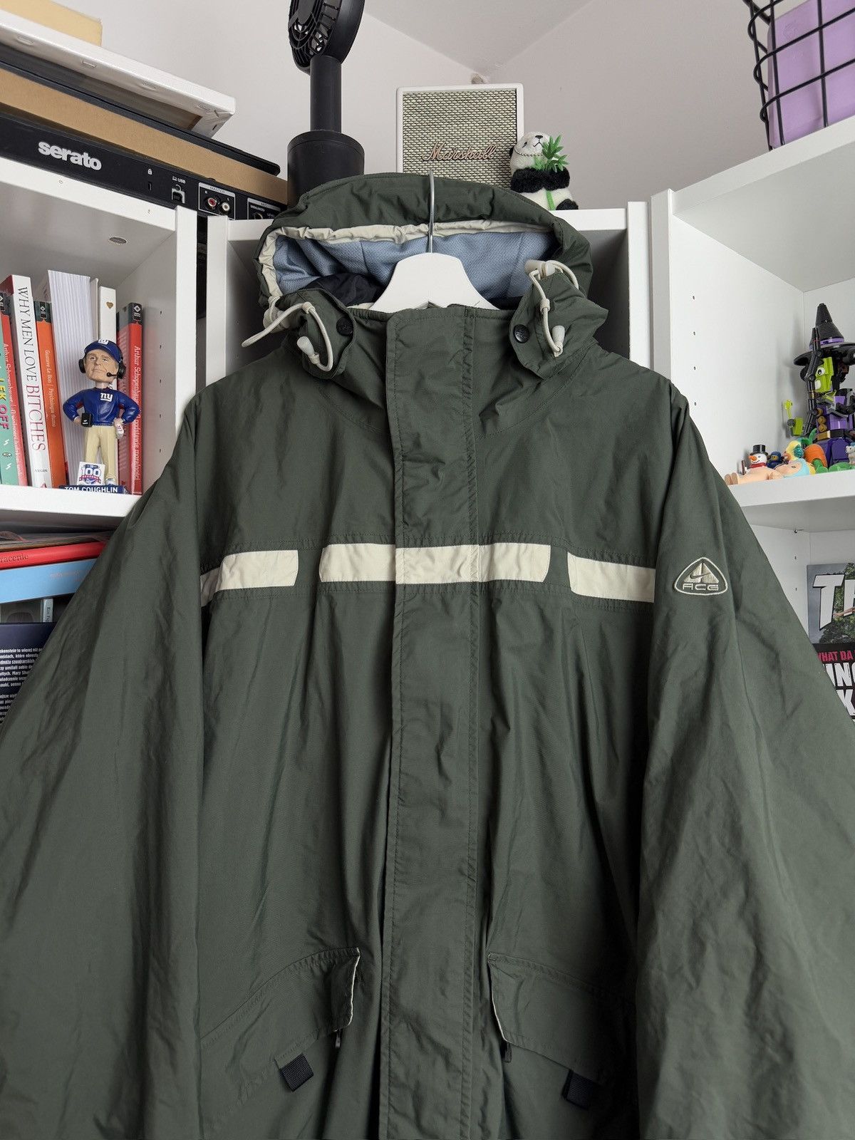 Nike × Nike ACG × Vintage Vintage y2k Nike ACG khaki raincoat jacket XL gorpcore rare Size US XL / EU 56 / 4 - 3 Thumbnail