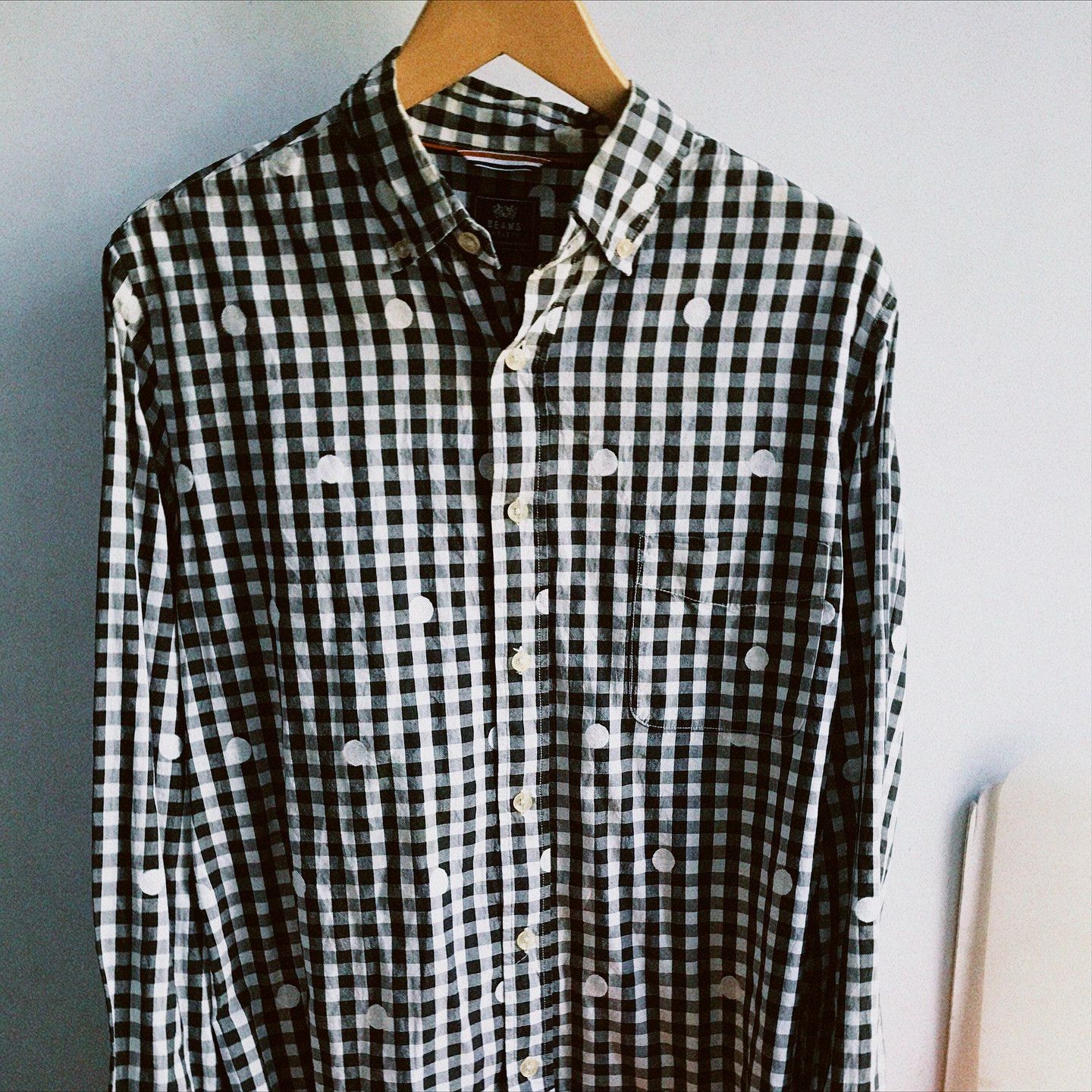 Beams Plus Beams Heart Tartan Black gingham and Polkadot Shirt Size US L / EU 52-54 / 3 - 9 Thumbnail