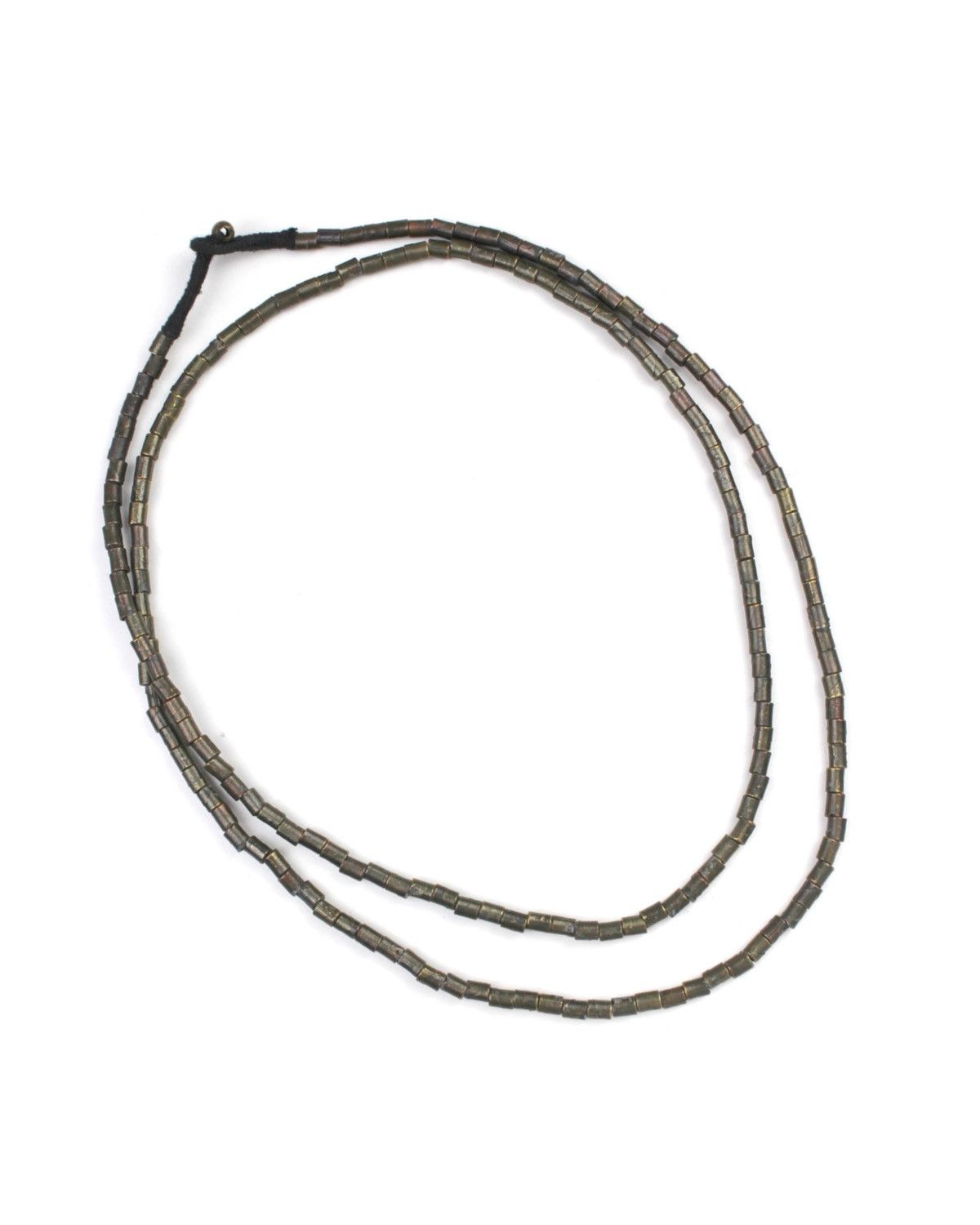 If Six Was Nine 1990S JAPANESE MADE BRASS CYLINDER BEAD NECKLACE Size ONE SIZE - 3 Thumbnail