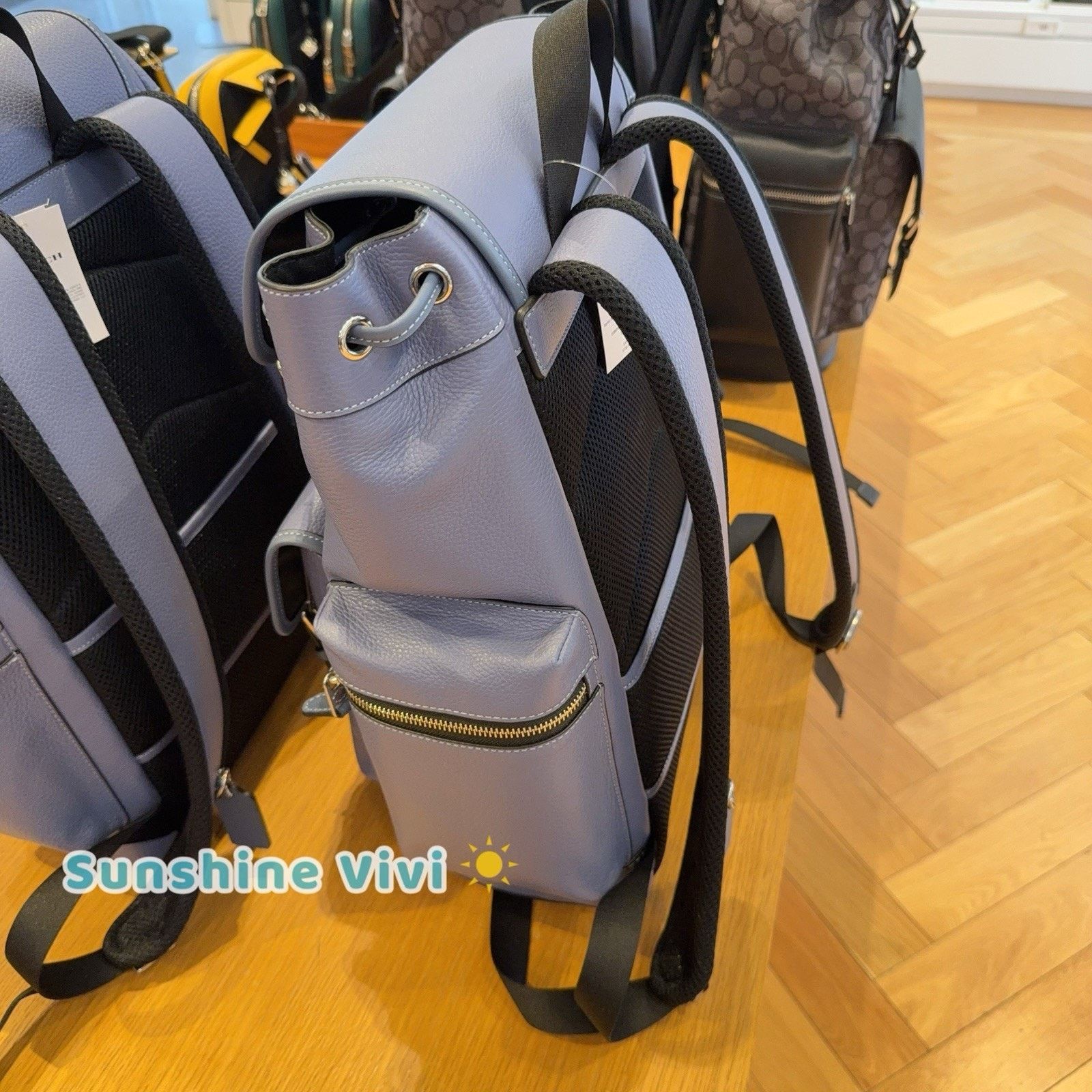 Coach NWT Coach MEN Sprint Backpack Colorblock CBI11 Light Denim Size ONE SIZE - 7 Thumbnail