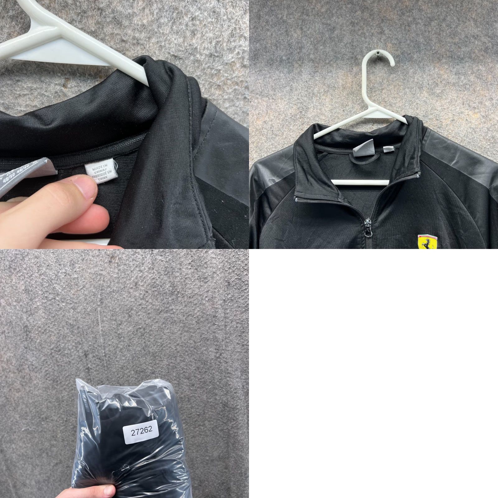 Puma PUMA Sweater Men Medium Jacket Black Full Zip Ferrari Patch Polyester Sweatshirt Size US M / EU 48-50 / 2 - 9 Thumbnail