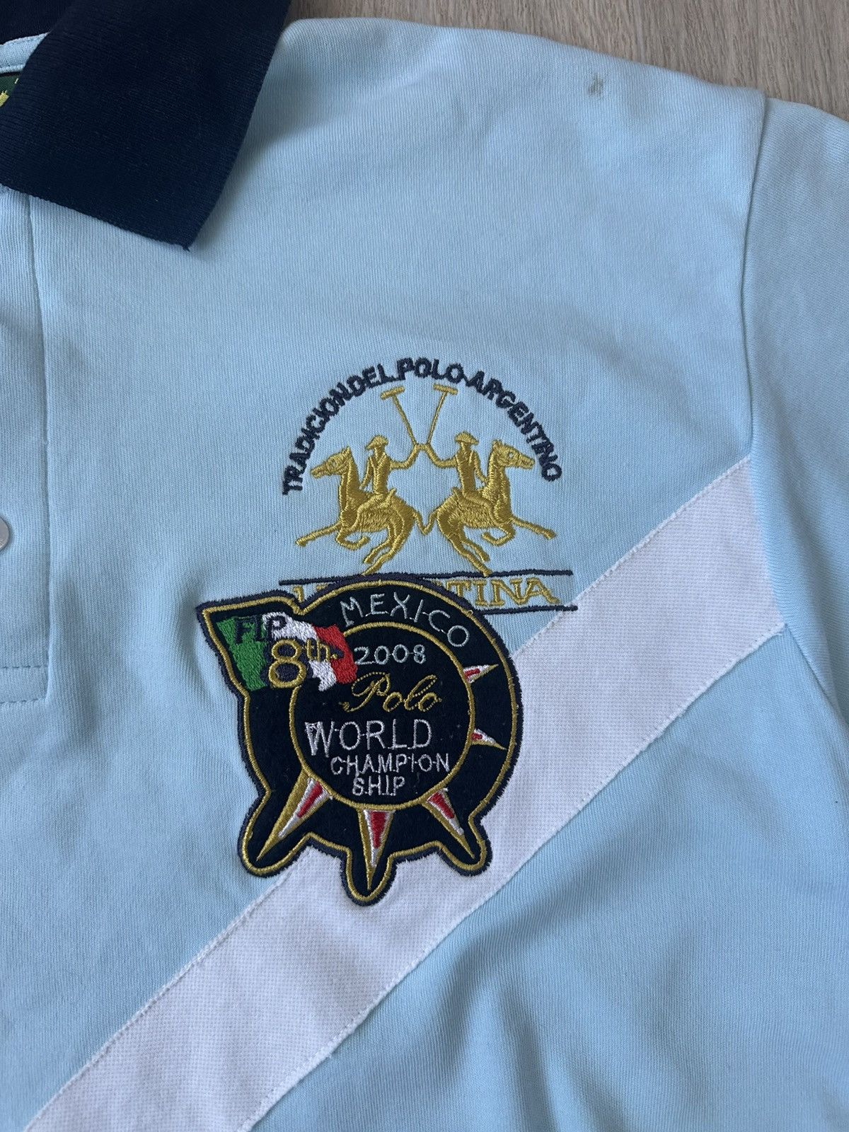 La Martina Vinatge La Martina Argentina polo shirt 90s Size US M / EU 48-50 / 2 - 3 Thumbnail