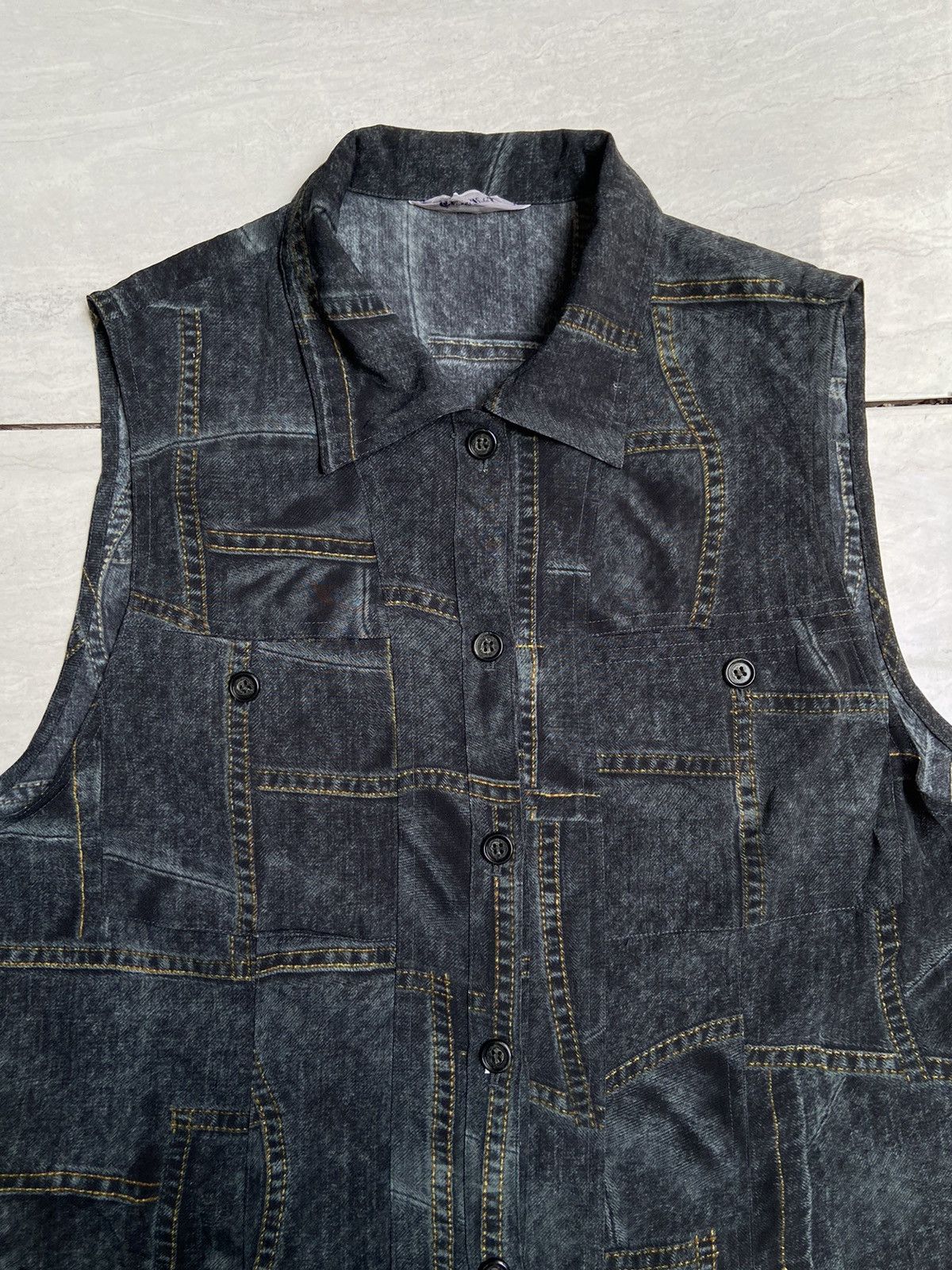 Designer × Japanese Brand BARMARNE Black Vest Size US M / EU 48-50 / 2 - 3 Thumbnail