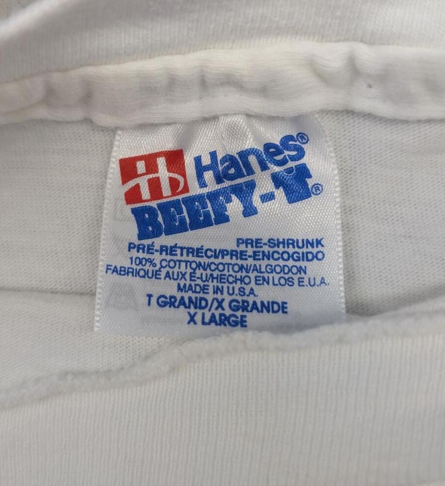 Hanes Vintage Hanes T-shirts "Get Our Hanes On You" promo T-shirt Size US XL / EU 56 / 4 - 3 Thumbnail