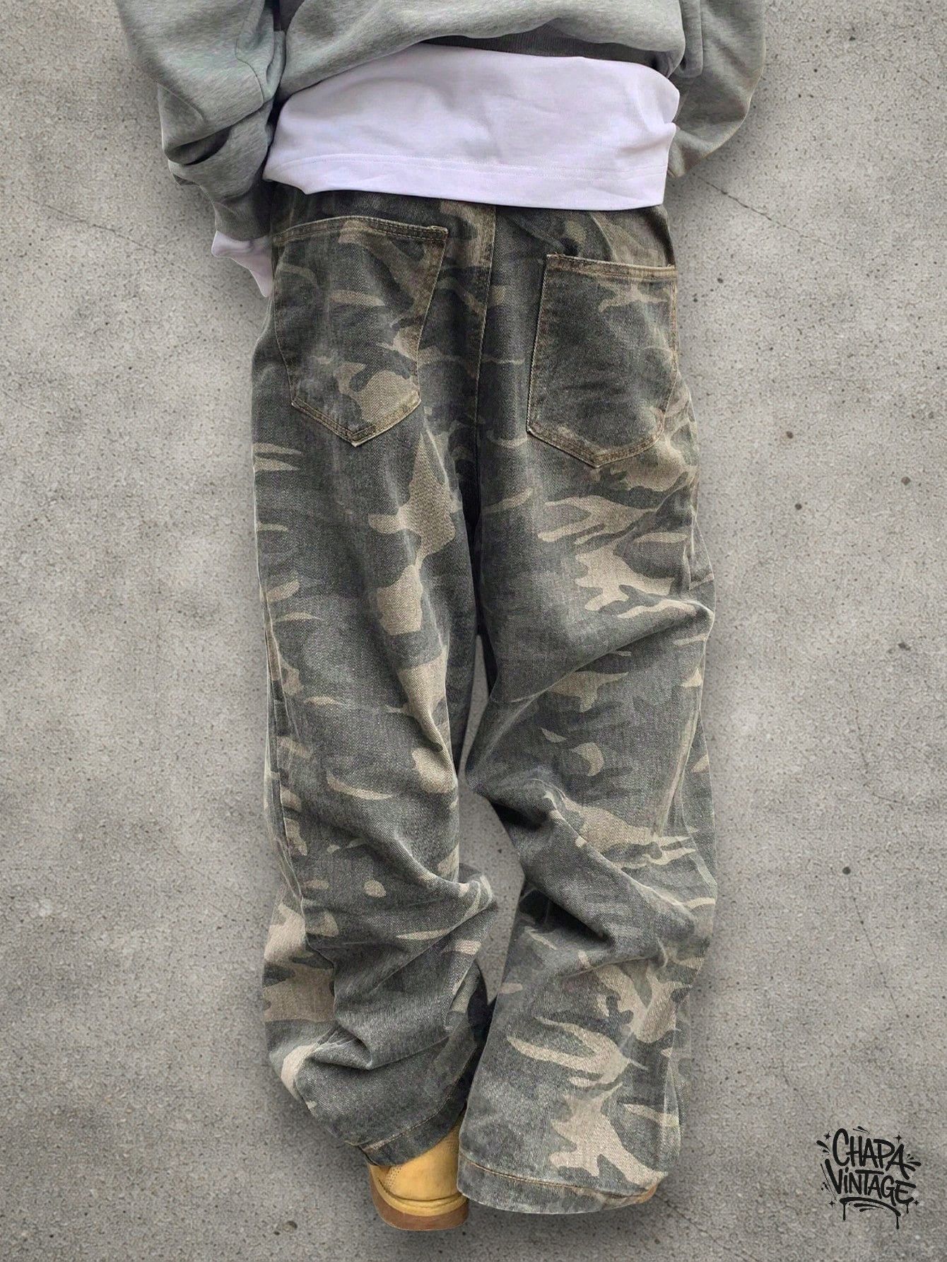 Japanese Brand Cargo camo baggy pants Size US 32 / EU 48 - 2 Thumbnail