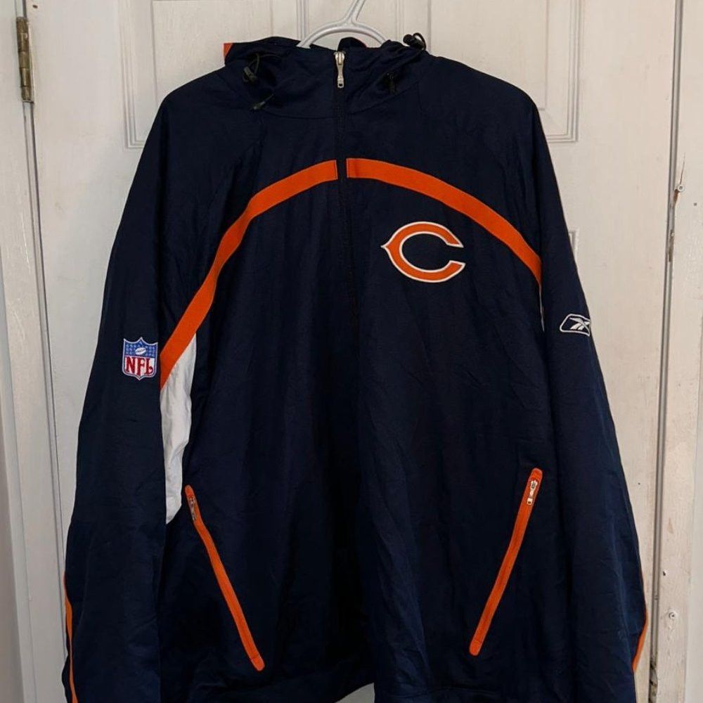 Reebok Reebok Chicago Bears Fleece Jacket Men's Size 2XL Size US XXL / EU 58 / 5 - 1 Thumbnail