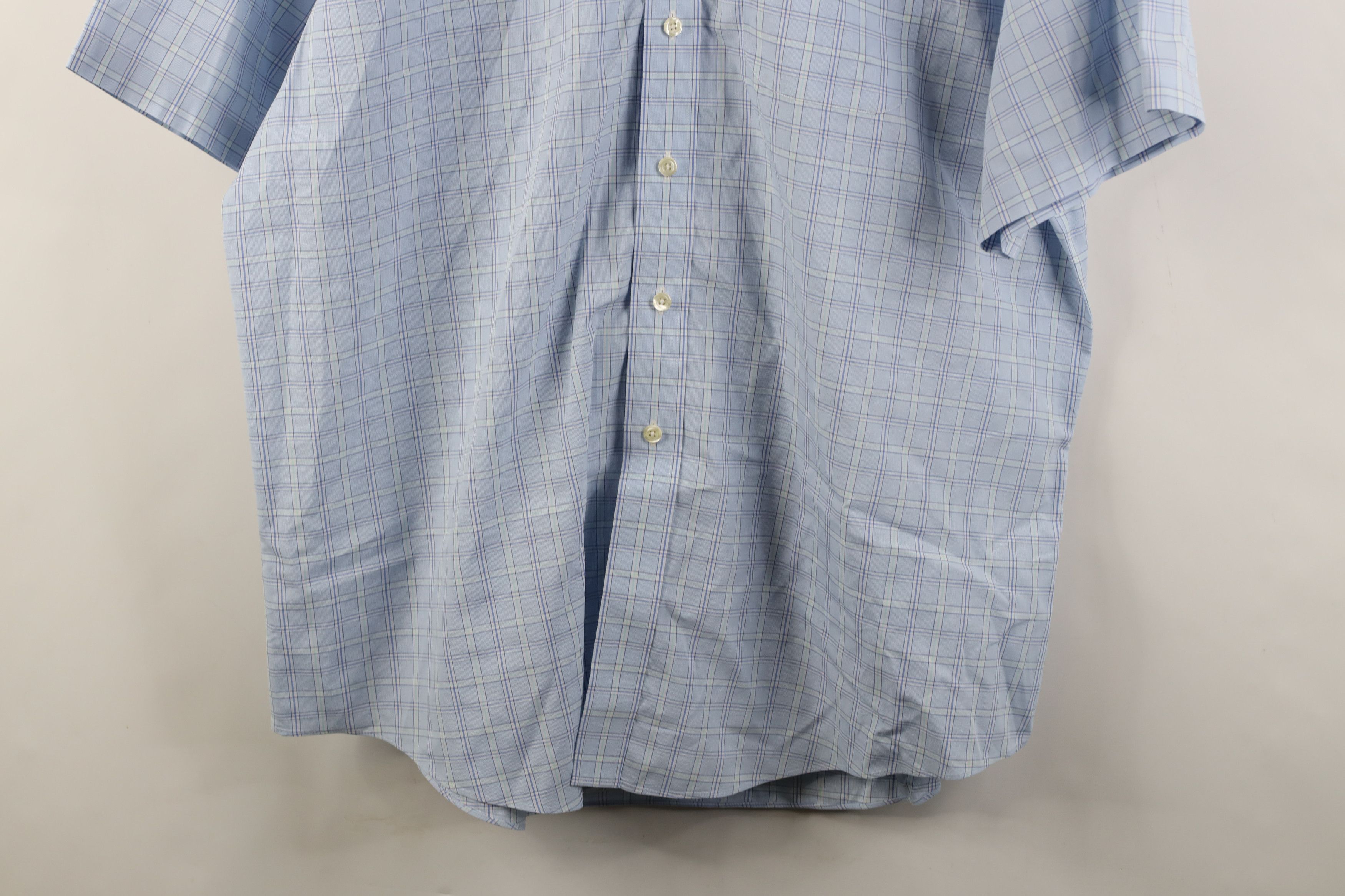 Brooks Brothers Vintage 90s Brooks Brothers Short Sleeve Button Down Shirt Size US XL / EU 56 / 4 - 3 Thumbnail