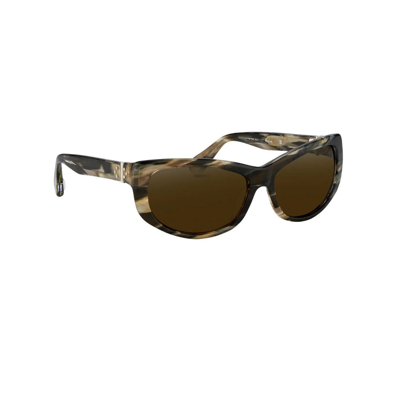 Ann Demeulemeester Ann Demeulemeester Sunglasses Cat Eye Tortoise and Brown Size ONE SIZE - 2 Thumbnail