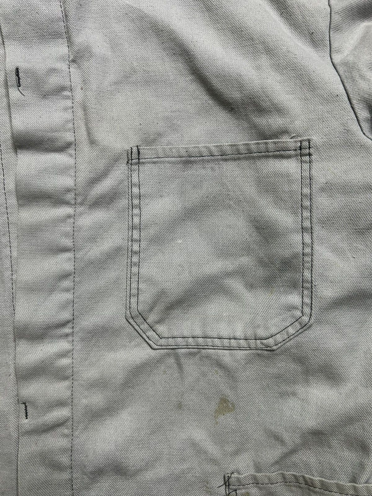 Vintage Vintage 50s/60s French Chore Jacket Grey Workwear True Size US L / EU 52-54 / 3 - 6 Thumbnail