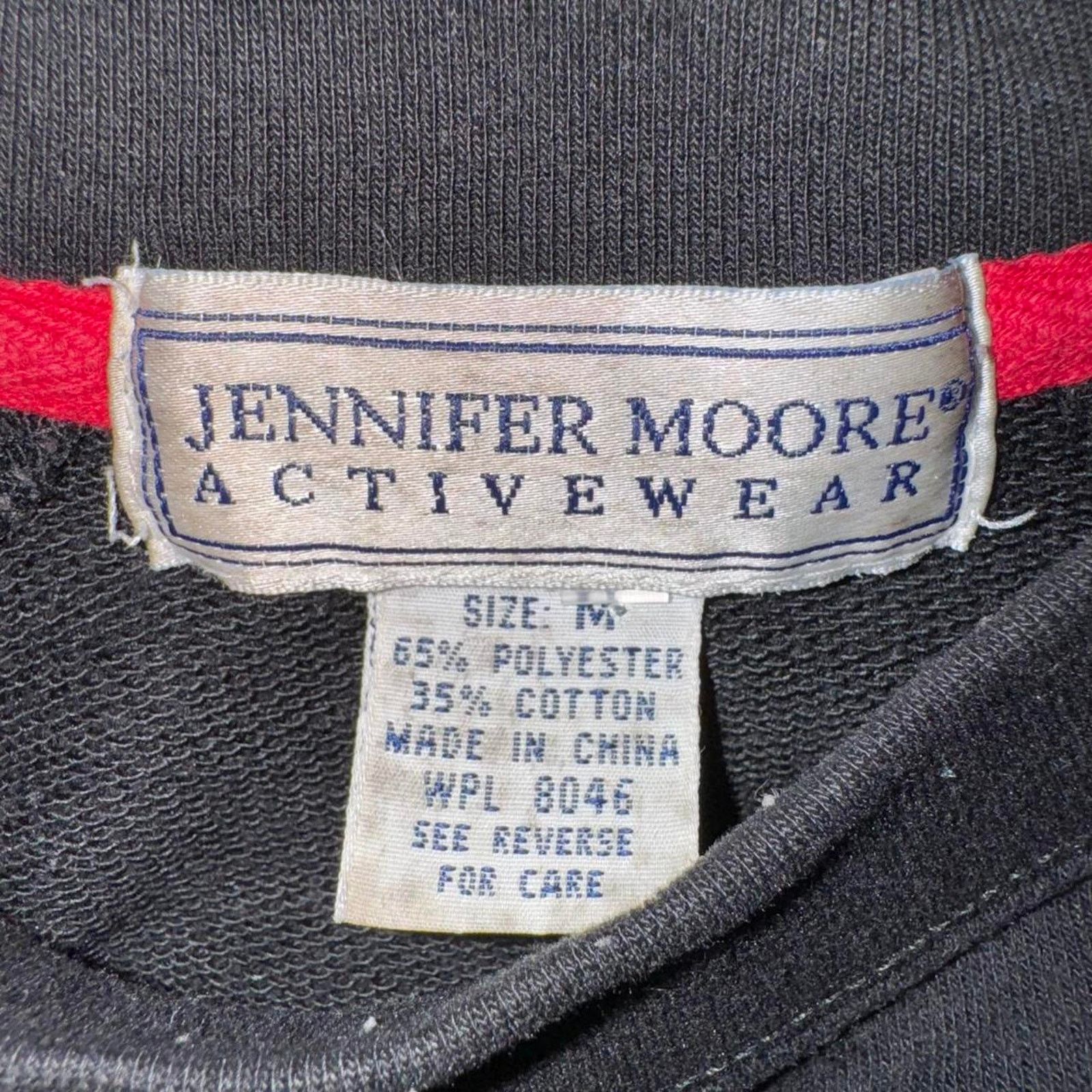Vintage Vintage y2k jennifer moore usa spellout 2000s sweatshirt Size US M / EU 48-50 / 2 - 4 Thumbnail