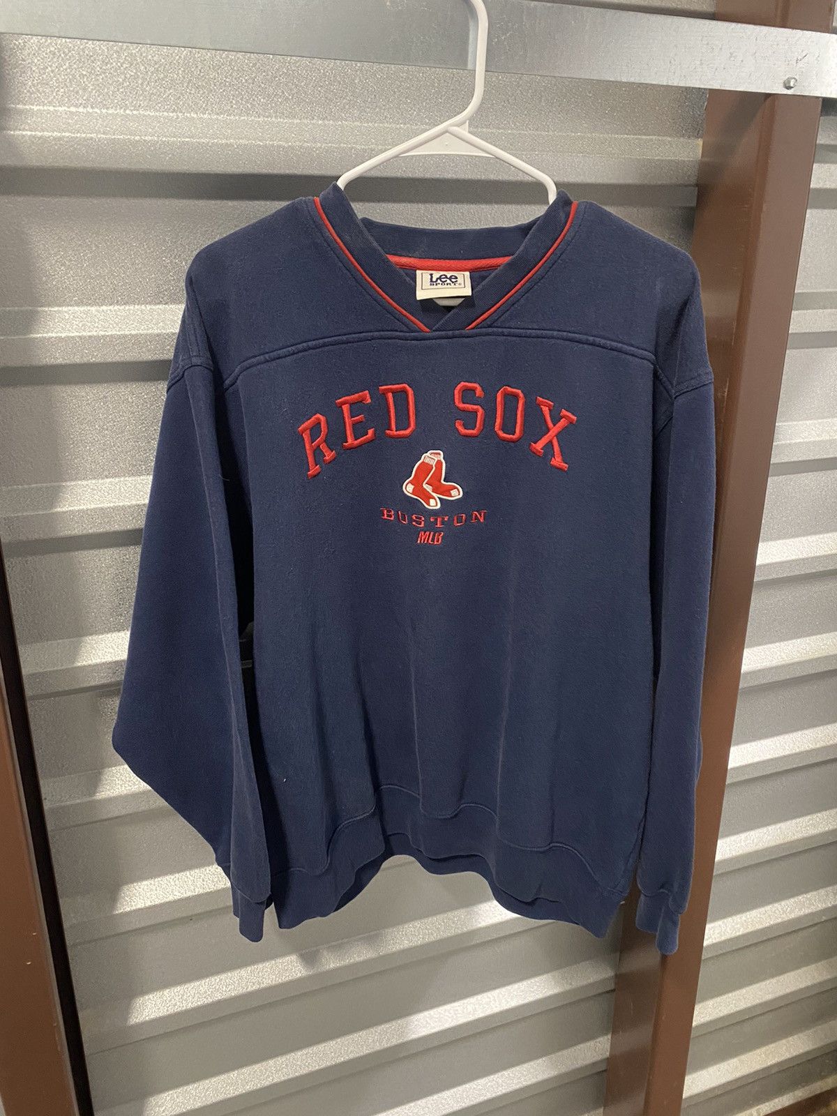 Lee × MLB 1990’s Red Socks Lee Sweatshirt Size US L / EU 52-54 / 3 - 1 Thumbnail