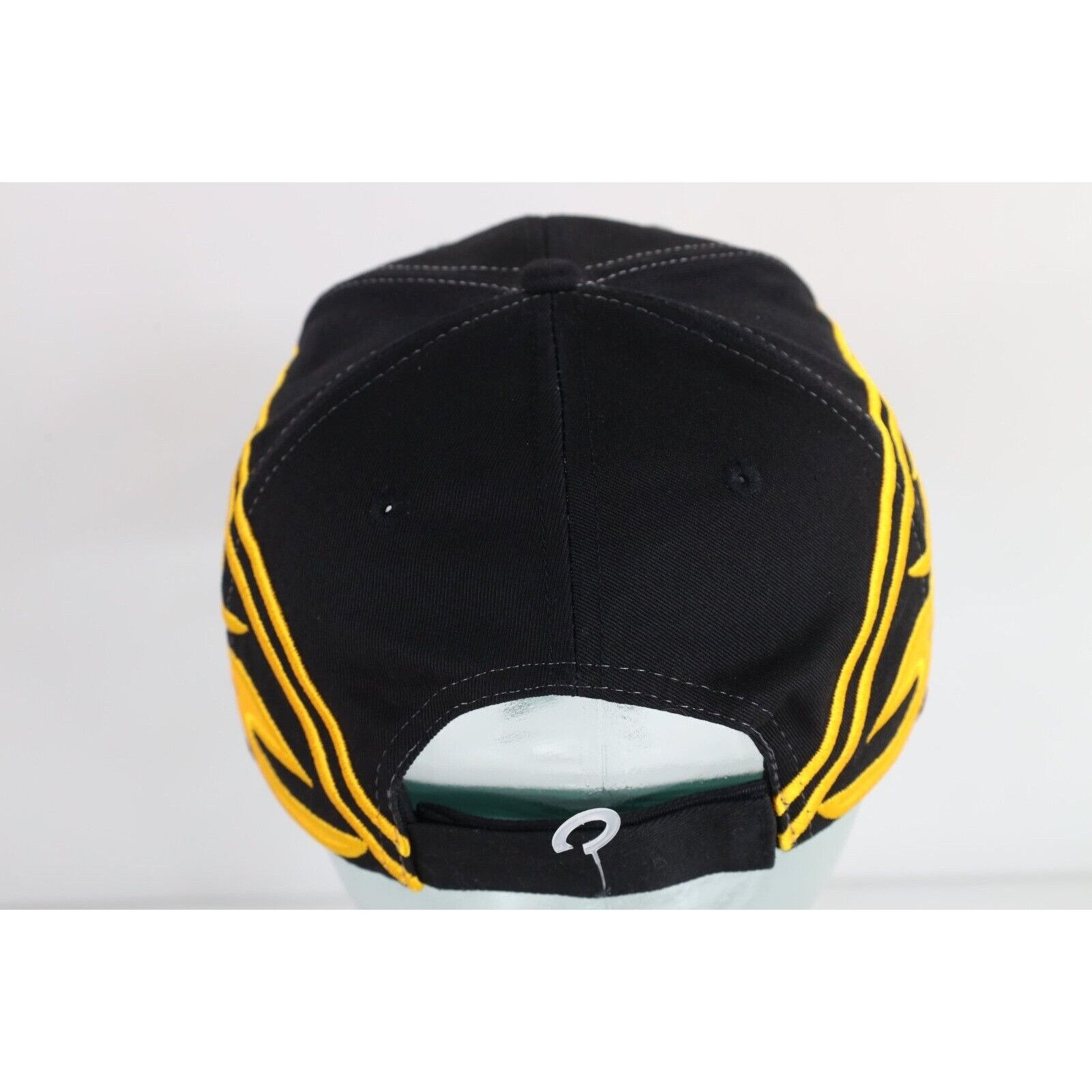 Caterpillar × Vintage Deadstock Vintage Y2K Cat Caterpillar Racing Fire Flames Hat Size ONE SIZE - 4 Thumbnail