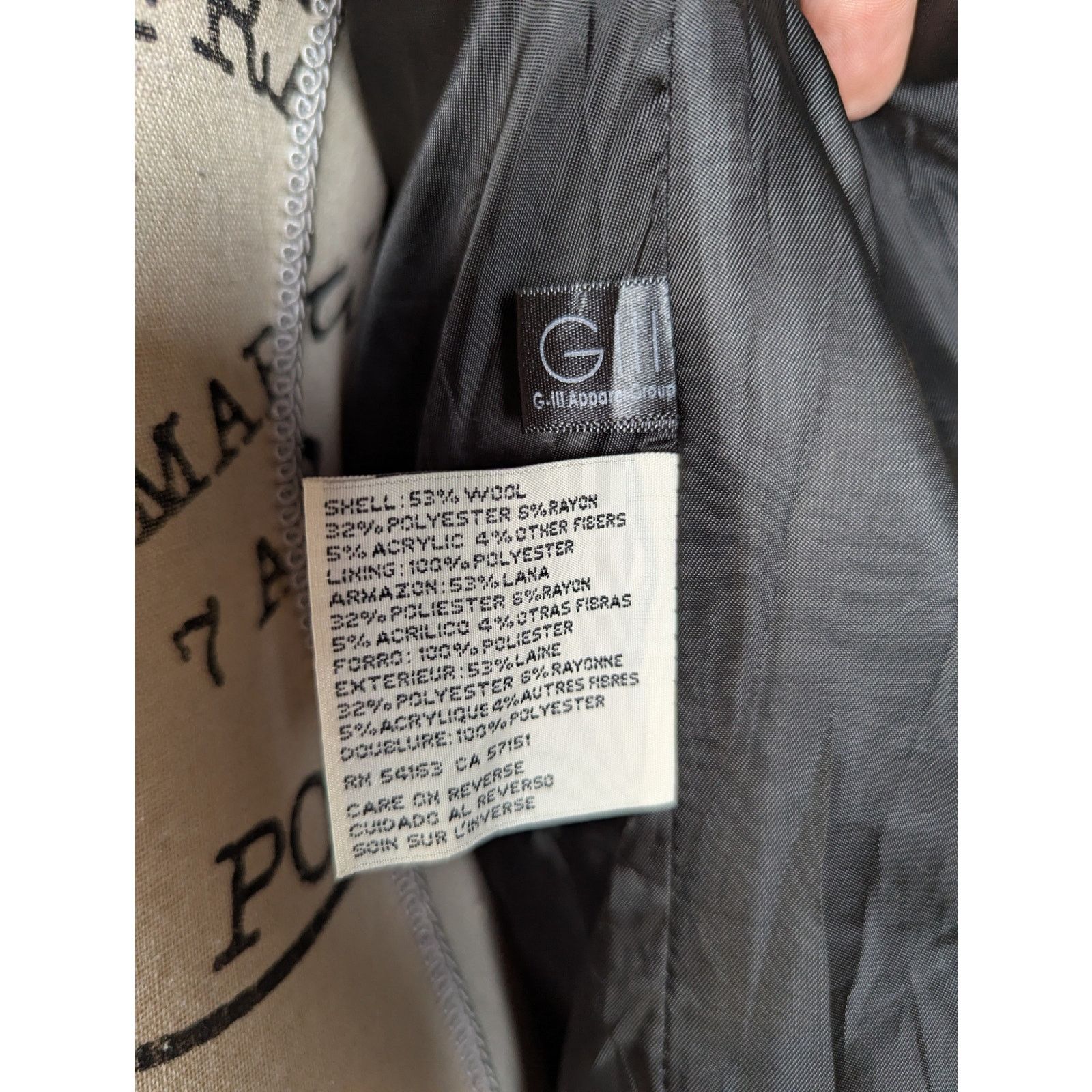 Kenneth Cole Kenneth Cole Wool Blend Overcoat Black Size 10 Size L / US 10 / IT 46 - 7 Thumbnail