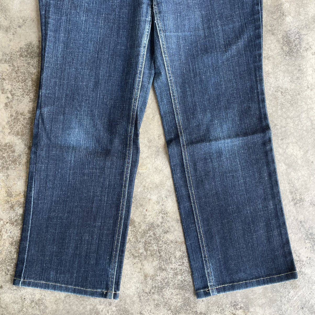 Edwin 🔥Vintage Edwin 404 Japan Made Dark Blue Black Denim Jeans Size US 34 / EU 50 - 3 Thumbnail
