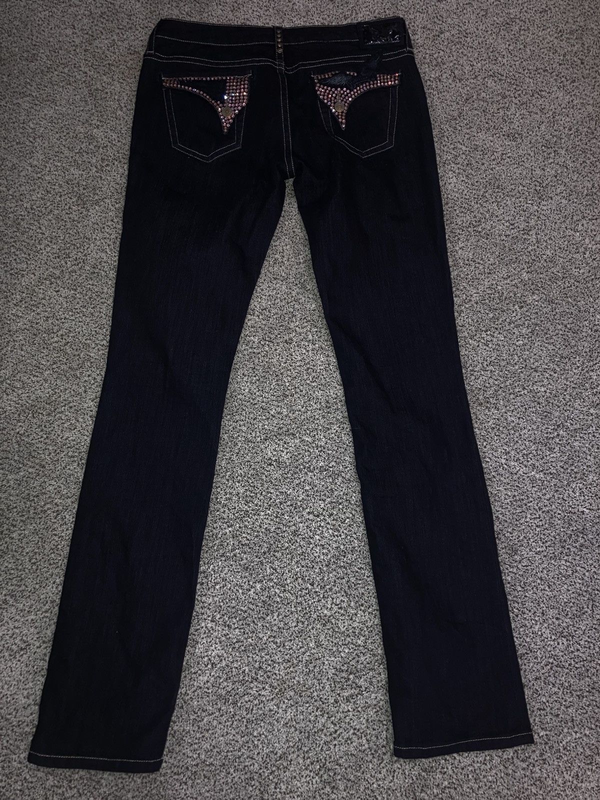 Robins Jeans RARE ROBINS JEAN BLACK + PINK Size US 30 / EU 46 - 4 Thumbnail