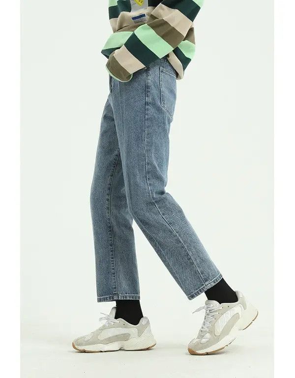 Japanese Brand VIBE High waist slim fit straight leg jeans Size US 31 - 2 Thumbnail