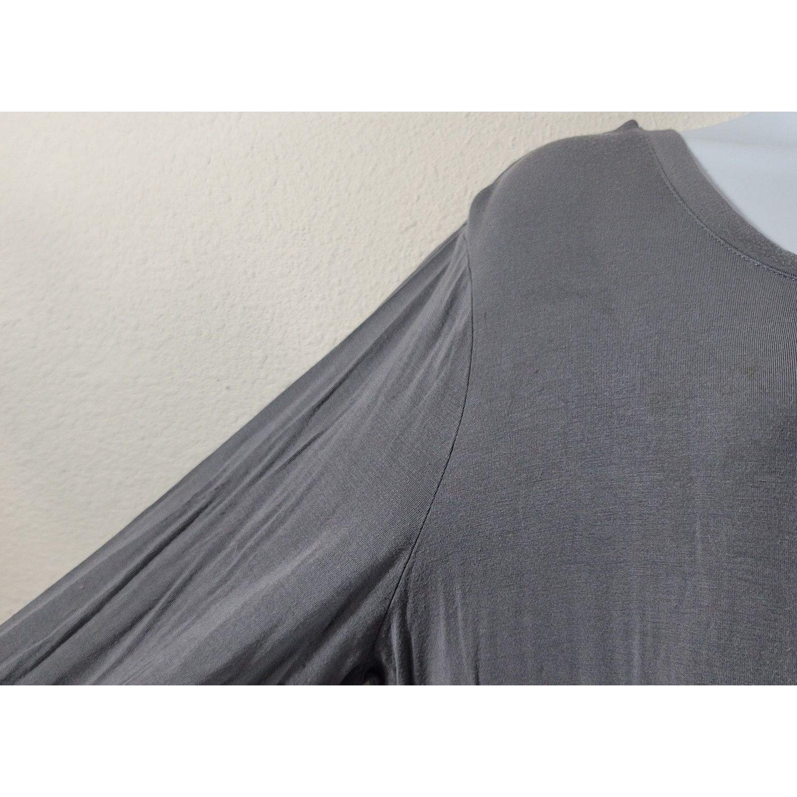 Other Cato Gray Round Neck Long Sleeves Top XL Lightweight Size XL / US 12-14 / IT 48-50 - 6 Thumbnail