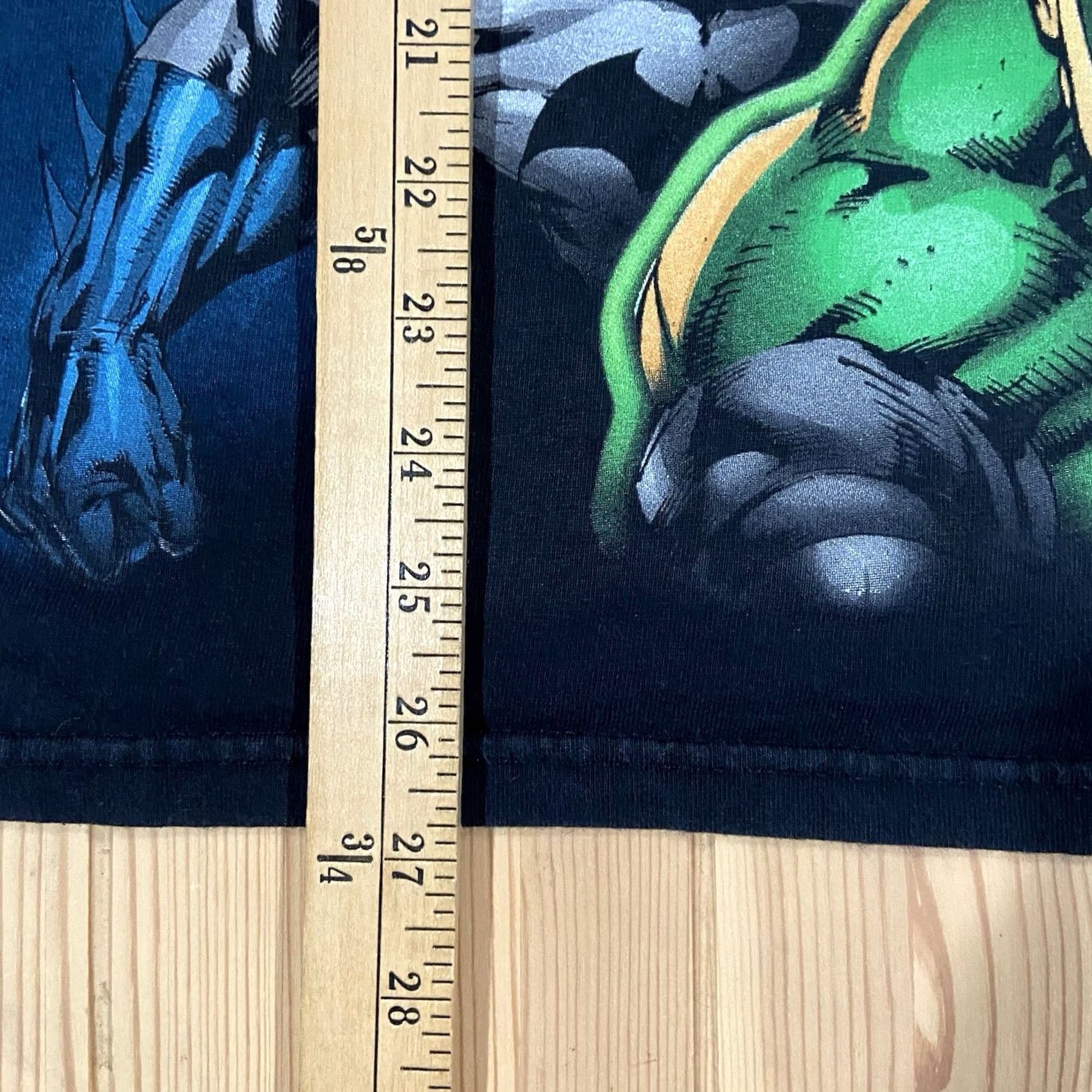 DC Comics VINTAGE DC Justice League Shirt Small Batman Superman Justice League Shirt Men S Black Cotton Graphic Print Size US S / EU 44-46 / 1 - 4 Thumbnail