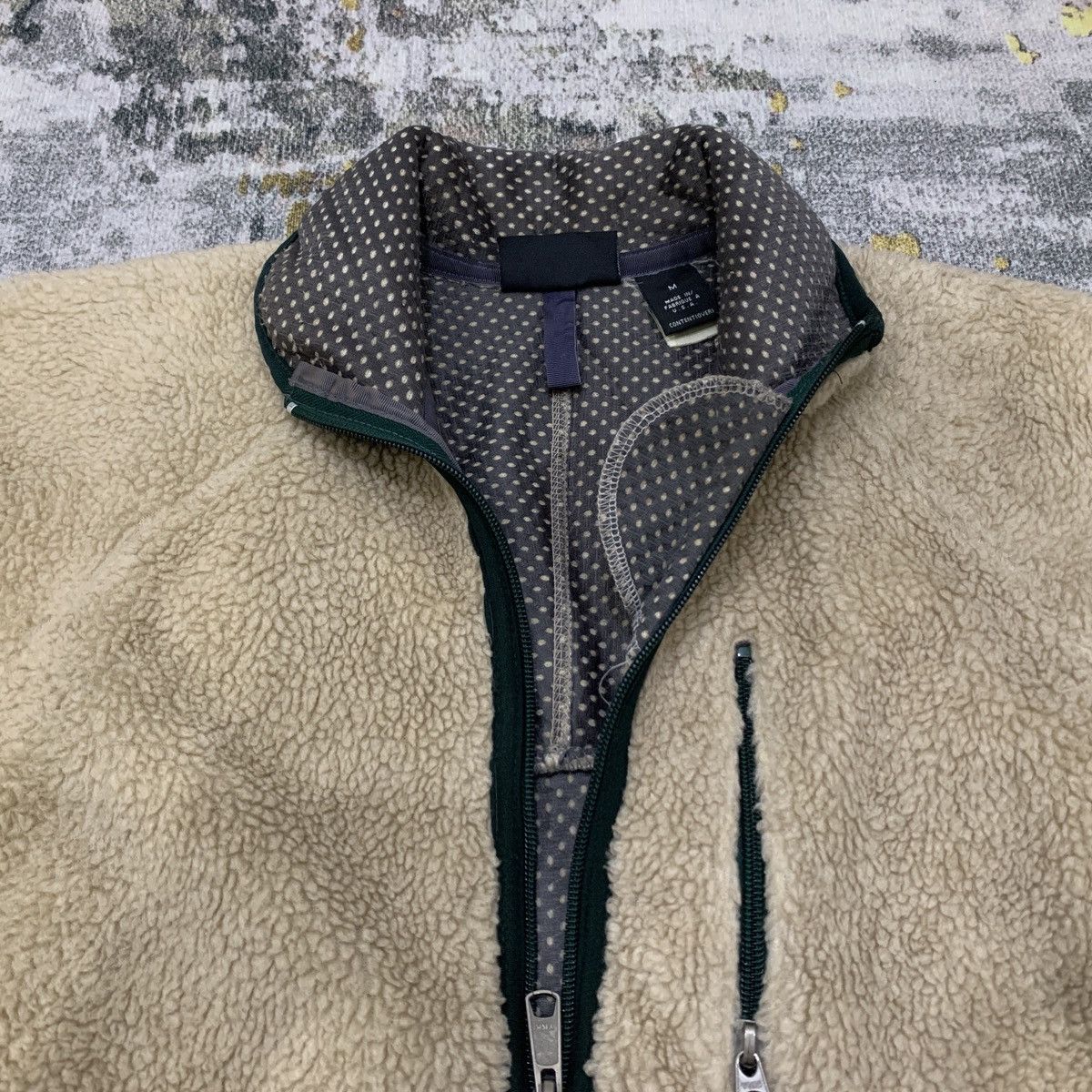 Patagonia Vintage 1997 Patagonia Sherpa Cream Deep Pile Retro Jacket Size US M / EU 48-50 / 2 - 6 Thumbnail