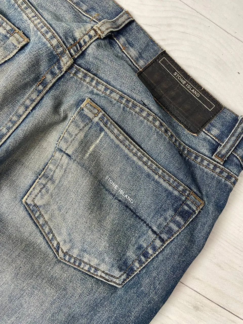 Stone Island Vintage Stone Island Denim Jeans 90s Size US 34 / EU 50 - 18 Thumbnail