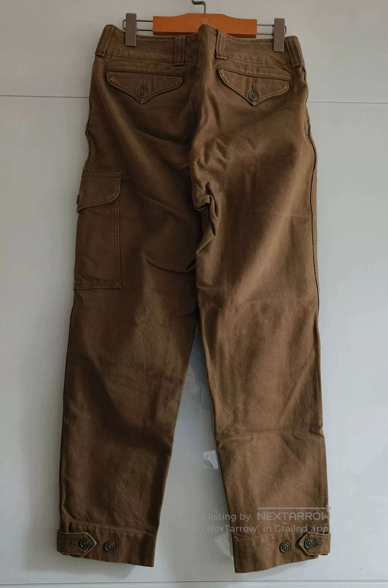 Freewheelers Freewheelers Aviators Trousers Olive Green. Size US 30 / EU 46 - 2 Thumbnail