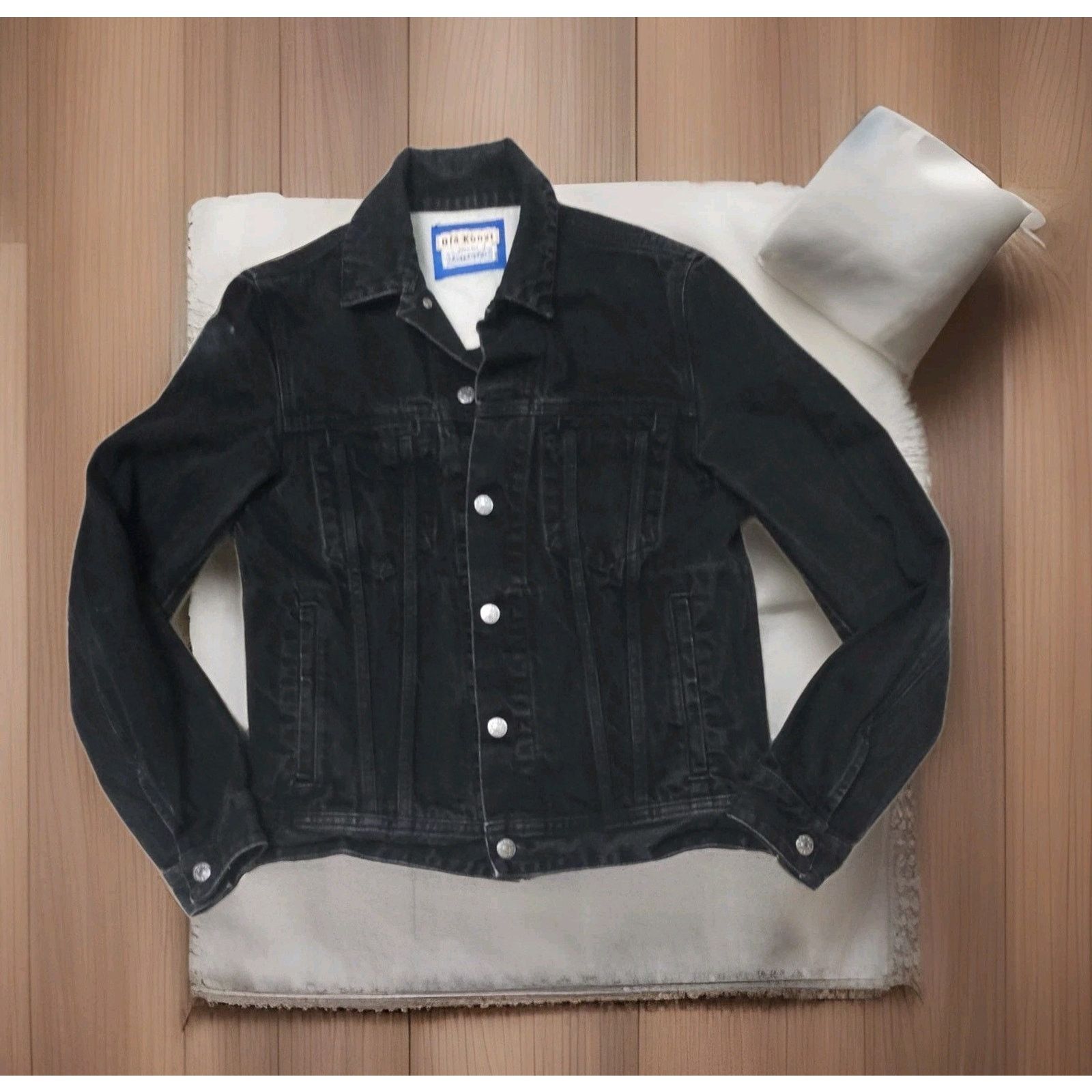 Acne Studios Acne Studios Bla Konst Denim Jacket In Pass Black 44 Size US S / EU 44-46 / 1 - 1 Thumbnail