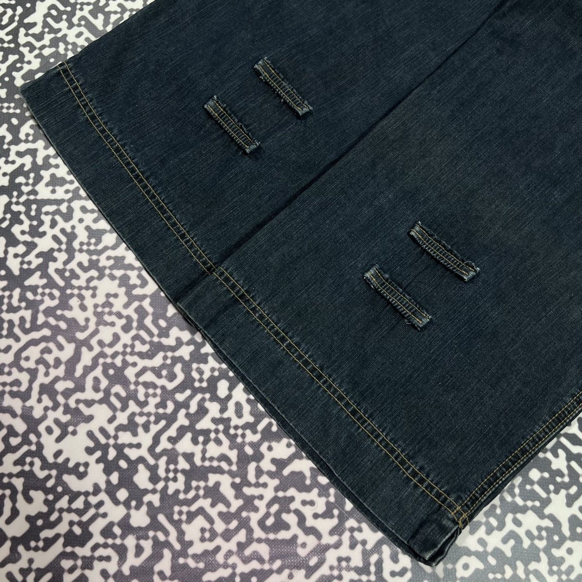 Japanese Brand Vintage Y2K Japanese Wide Baggy Jeans Skate Sk8 Jnco Style Size 25" / US 0 / IT 36 - 13 Thumbnail