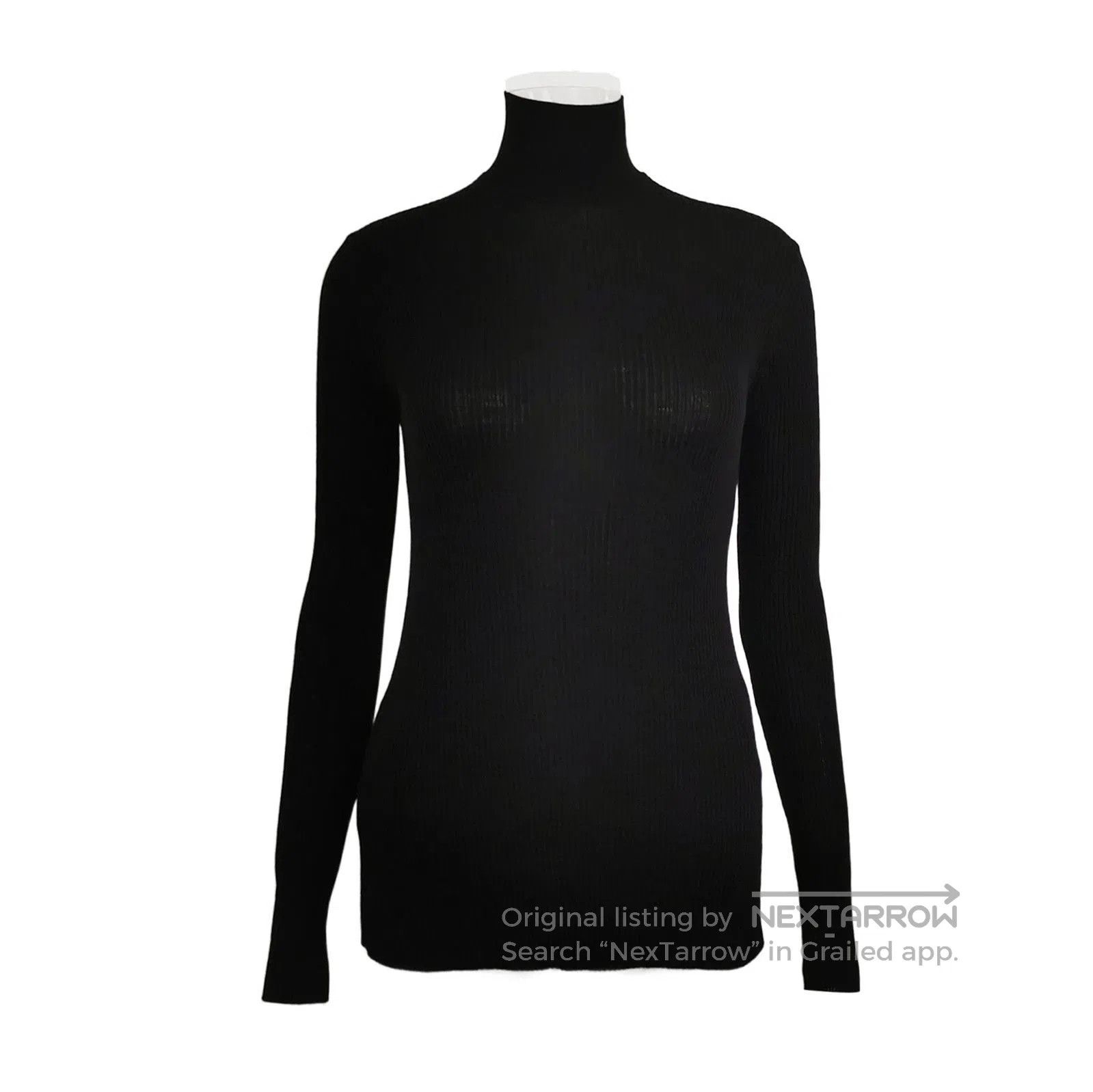 Prada Prada Black Wool Turtleneck Long Sleeve Sweater . Size S / US 4 / IT 40 - 1 Thumbnail