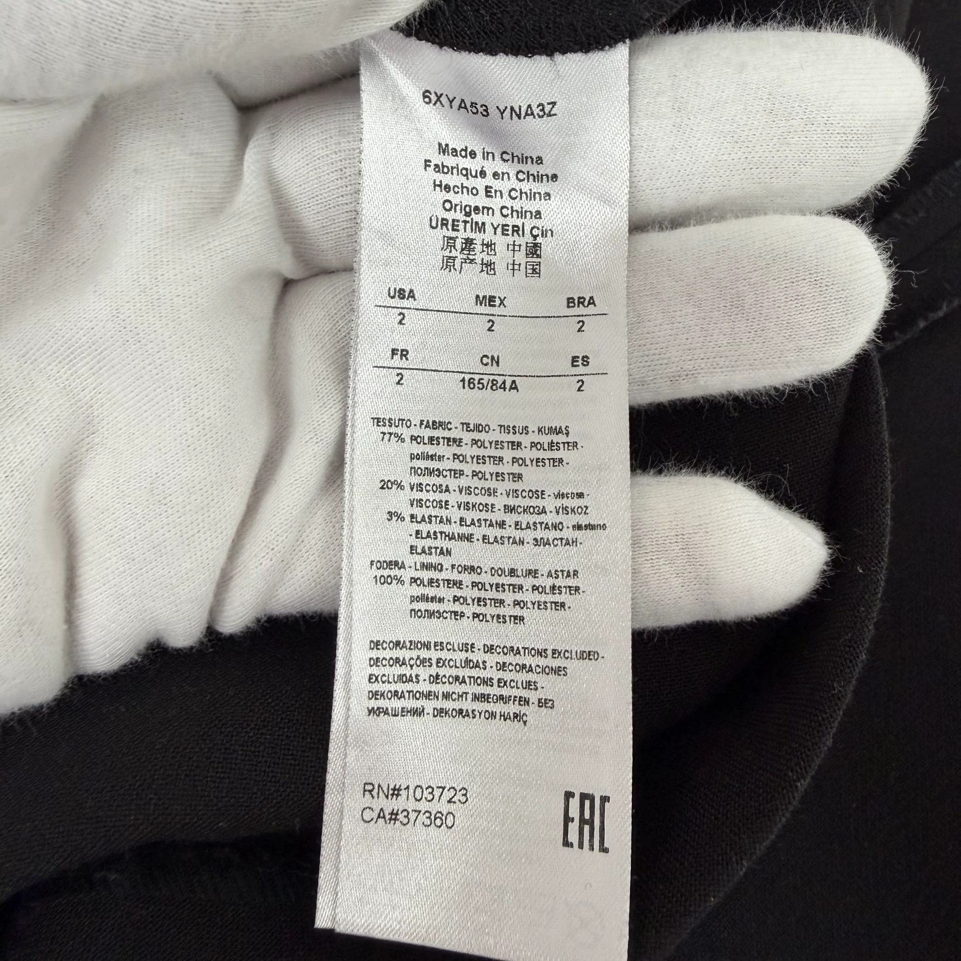Armani Exchange A/X Black Sleeveless Dress Women's Size 2 Size XS / US 0-2 / IT 36-38 - 8 Thumbnail