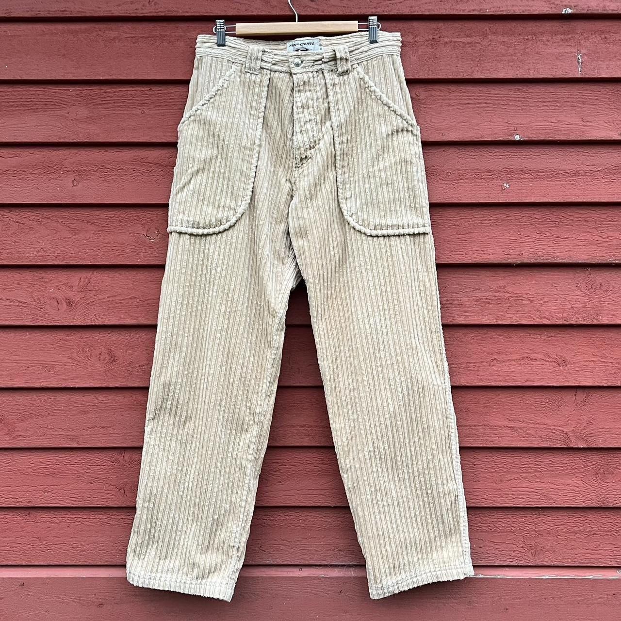 Rip Curl Vintage Rip Curl Beige Corduroy Pants Size US 32 / EU 48 - 1 Thumbnail